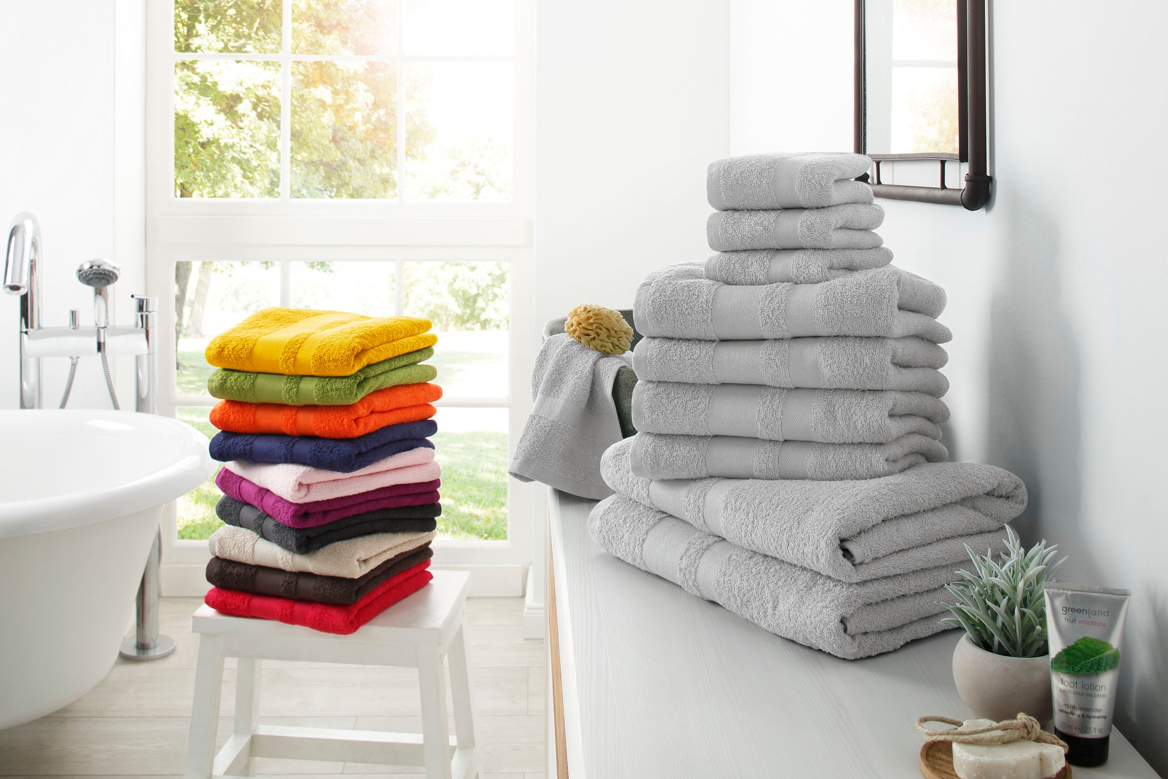 my home Handtuch Set Vanessa, 10-tlg günstig online kaufen