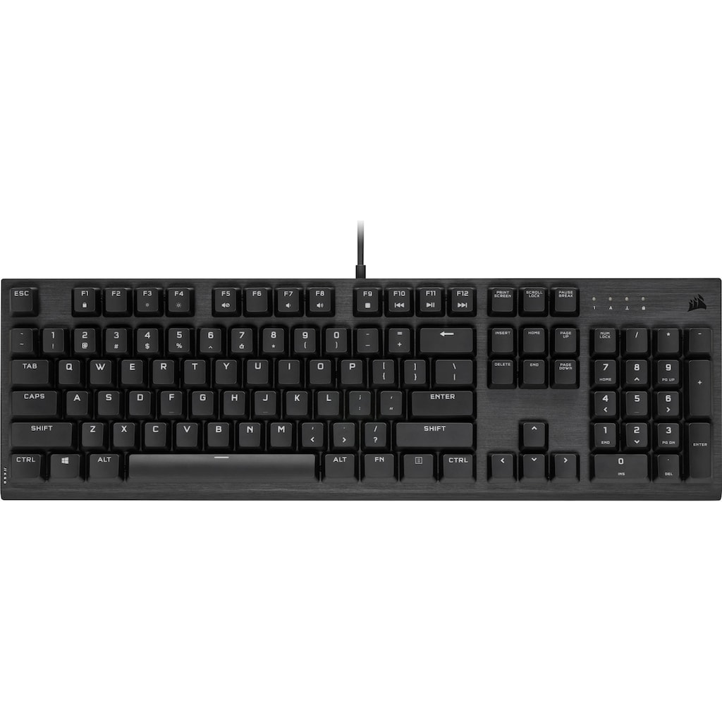 Corsair Gaming-Tastatur »K60 RGB PRO Low Profile«, (Ziffernblock-ausklappbare Füße)