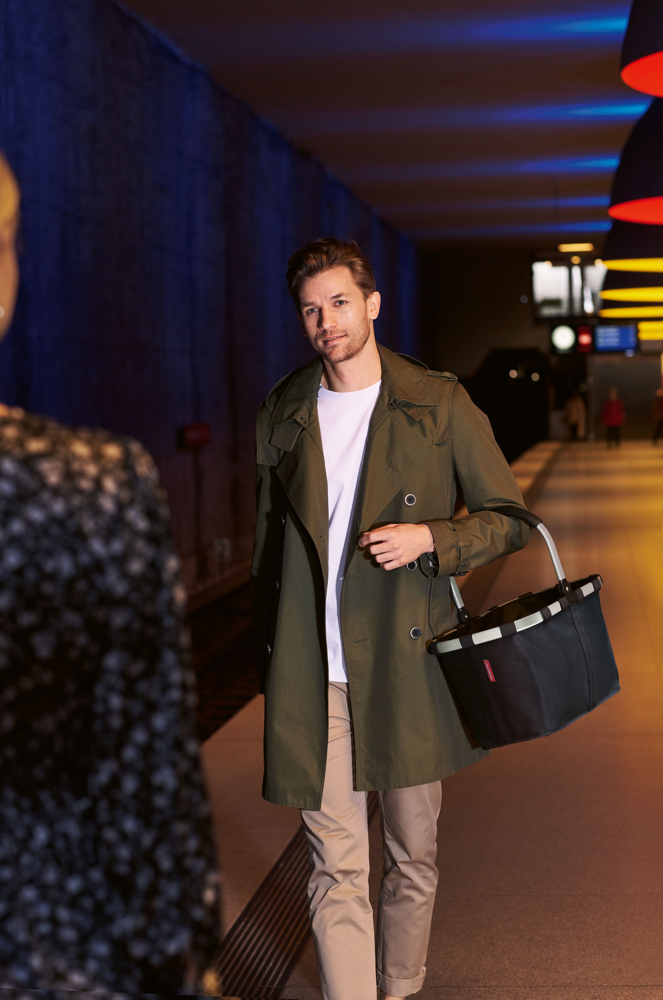 REISENTHEL® Einkaufskorb »carrybag« Standfüße, ummantelter Griff zum Umklappen, Innentasche Reißverschluss