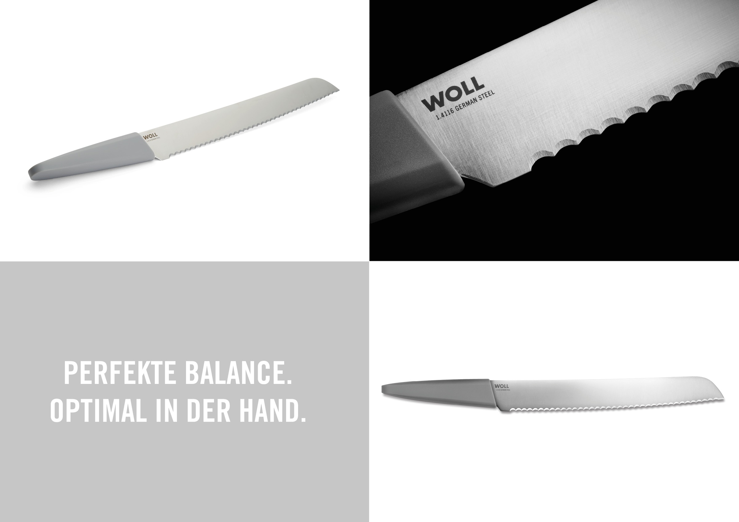 WOLL Brotmesser »Cutting Edge« aus deutschem Edelstahl gemäß DIN 1.4116 günstig online kaufen