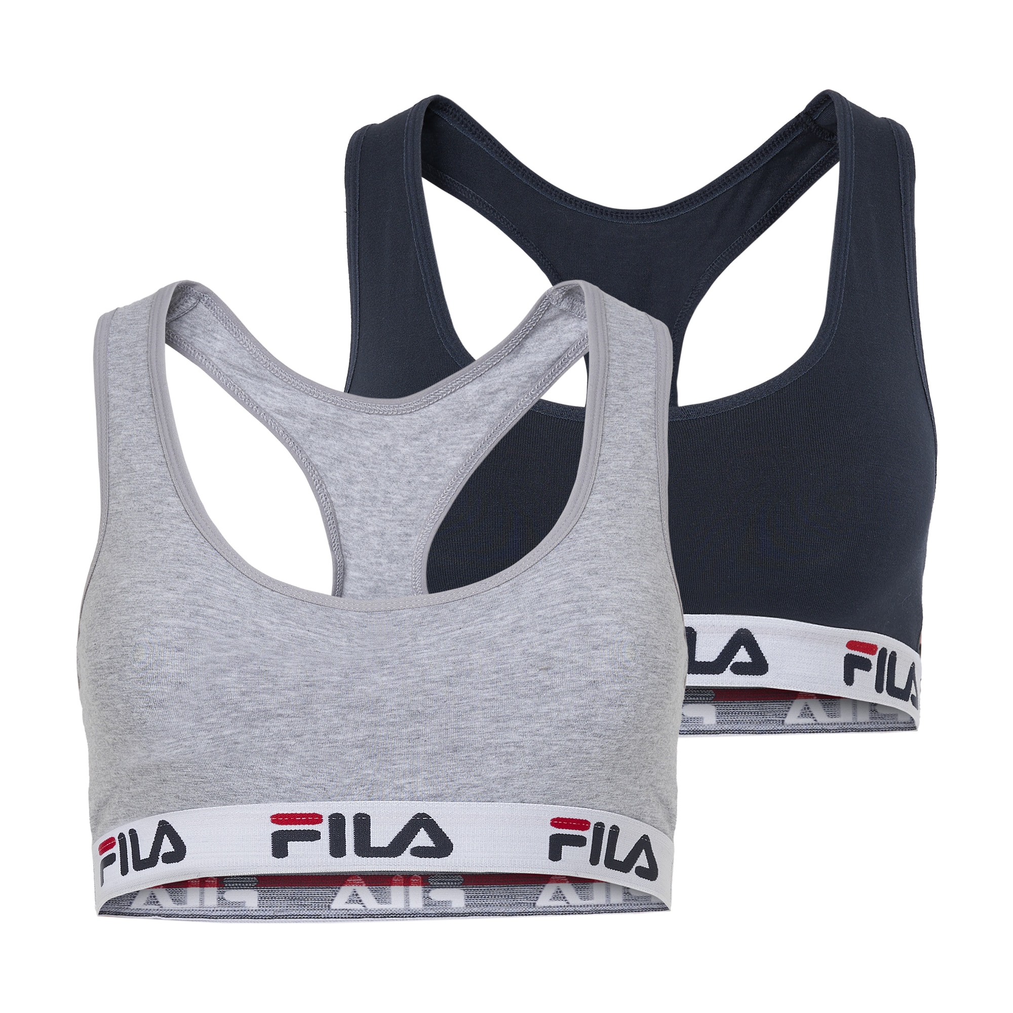 Fila Bustier »WOMAN BUSTIER« 2er Pack,  ohne Polsterung und ohne Bügel, Racerbackrücken