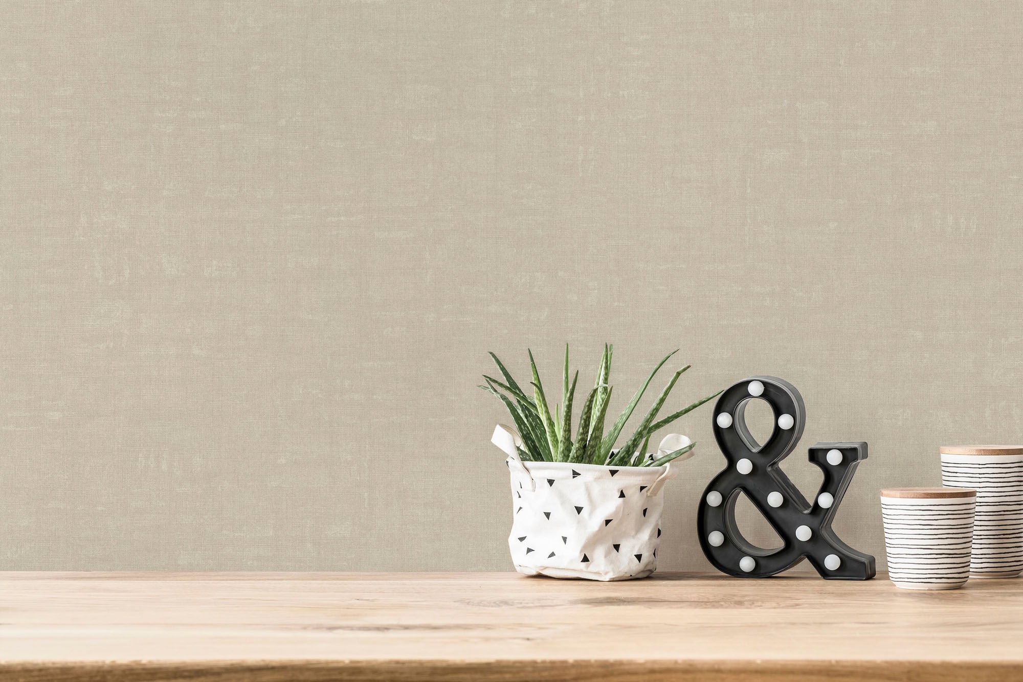 A.S. Création Vliestapete »Nara Einfarbig«, matt-gemustert-neutral, Unitapete Tapeten Wohnzimmer Schlafzimmer Küche modern Flur Design