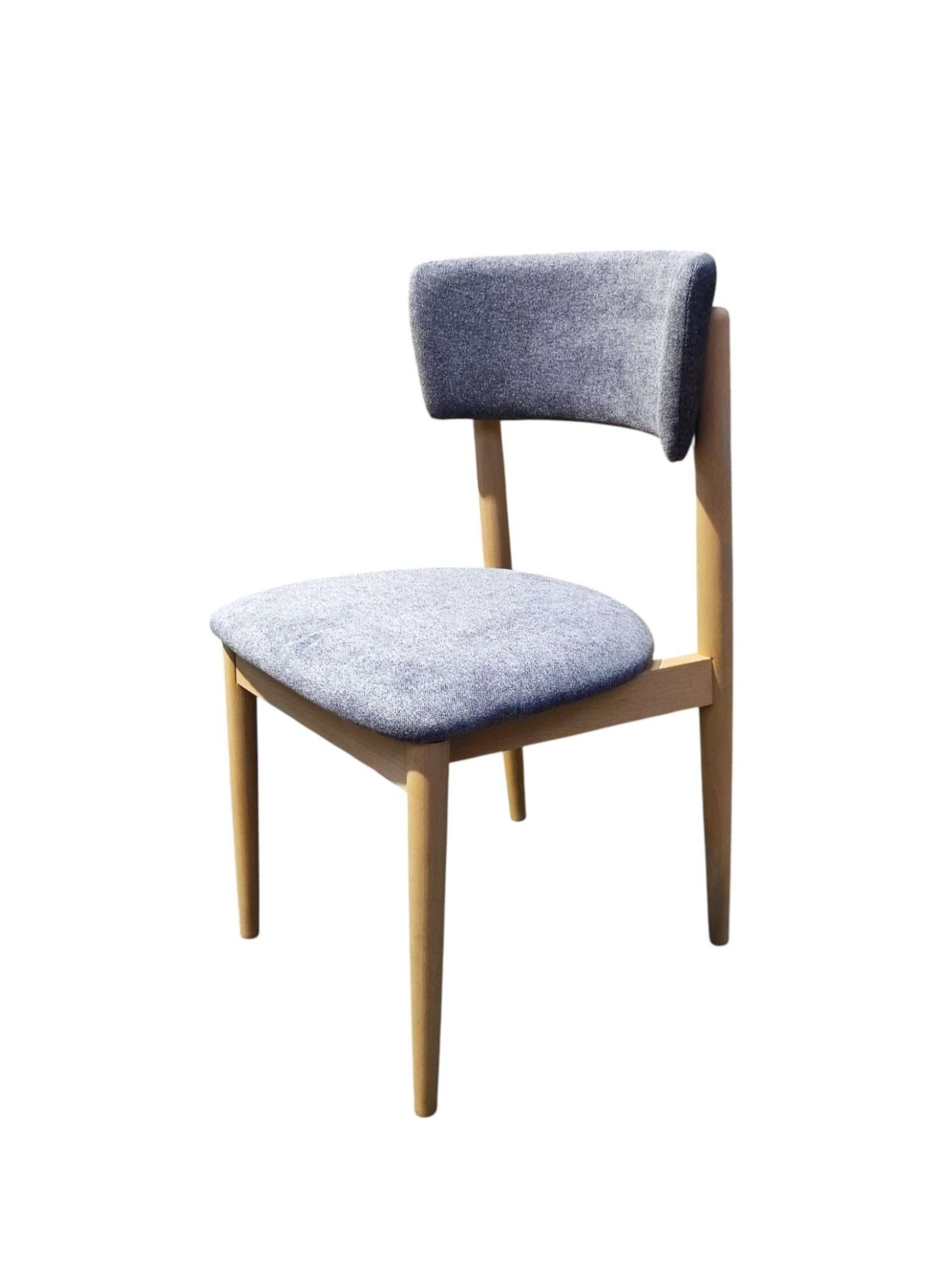 OTTO home Polsterstuhl »Jan Esszimmerstuhl, Küchenstuhl, 4-Fußstuhl« () 2 Stk.Chenille, Massivholzbeine, Retro