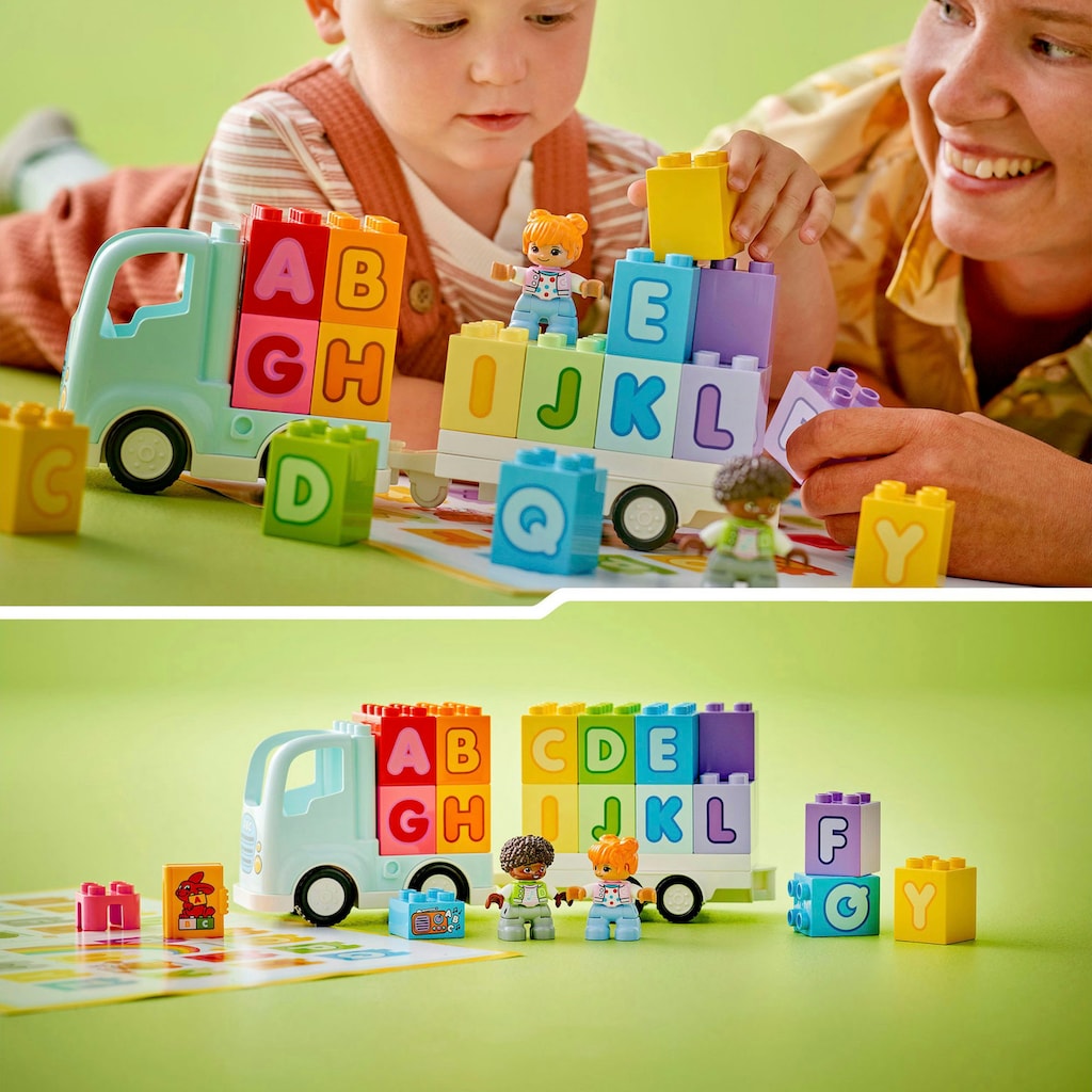 LEGO® Konstruktionsspielsteine »ABC-Lastwagen (10421), LEGO DUPLO Town«, (36 St.), Made in Europe