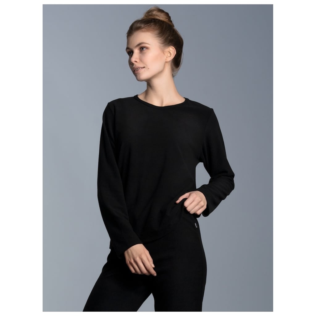 Trigema Strickfleece-Pullover »TRIGEMA Fleece–Rundhalsshirt«