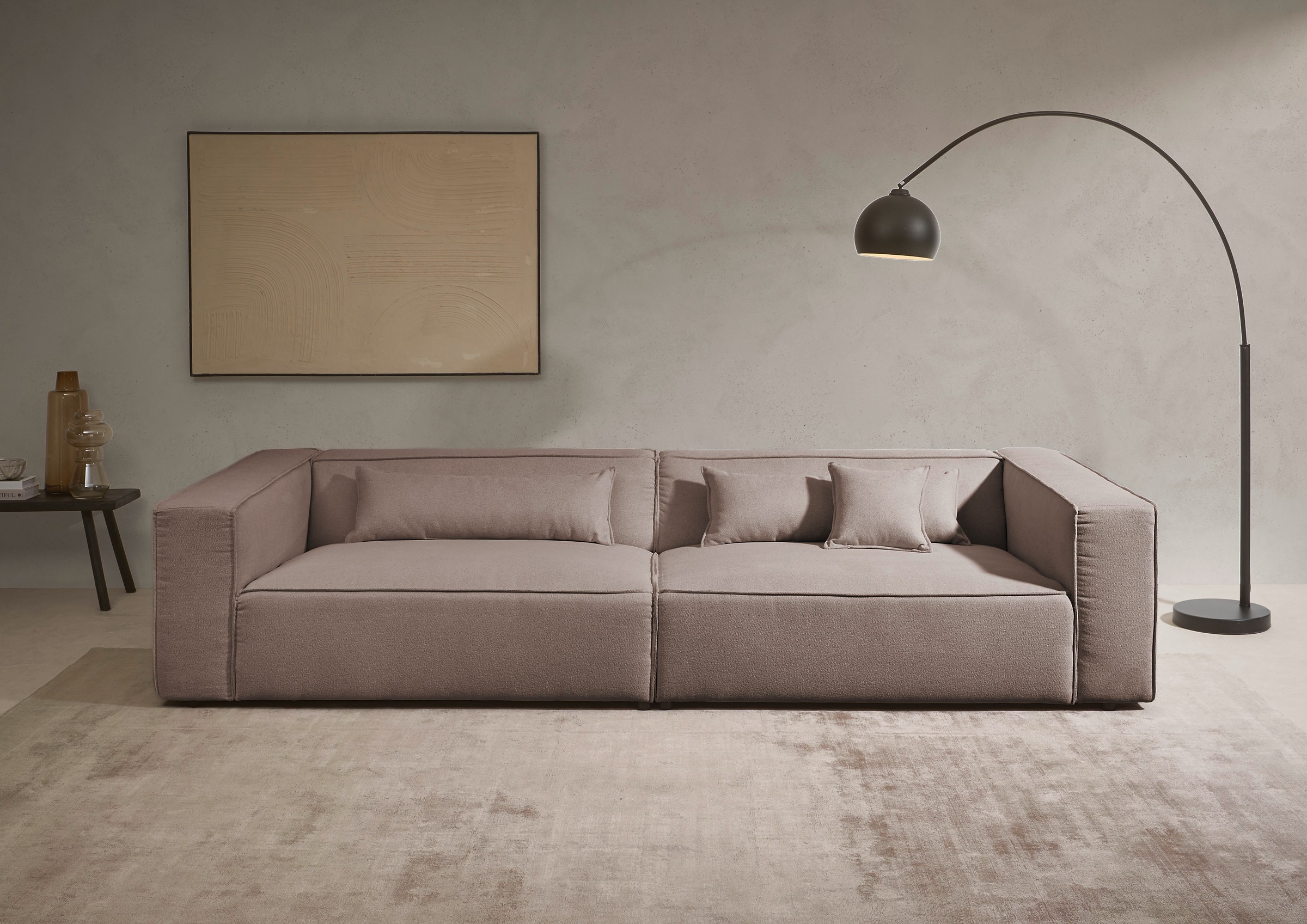 LeGer Home by Lena Gercke 3-Sitzer »PIARA, XXL Sofa mit Kedernaht, Big-Sofa günstig online kaufen