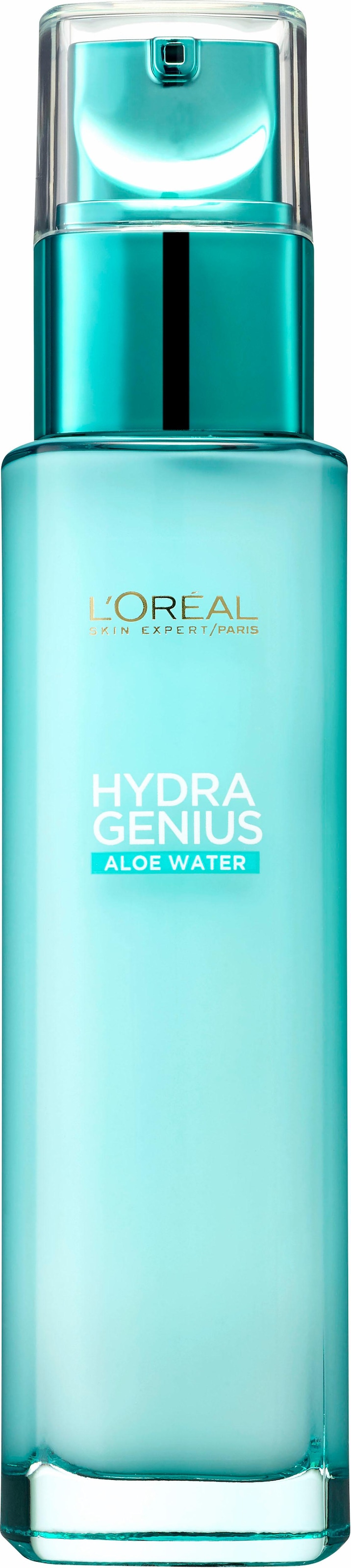 L'ORÉAL PARIS Gesichtsfluid »Hydra Genius Aloe Aqua« hochkonzentrierte Feuchtigkeit, zieht sofort ein, weichere Haut