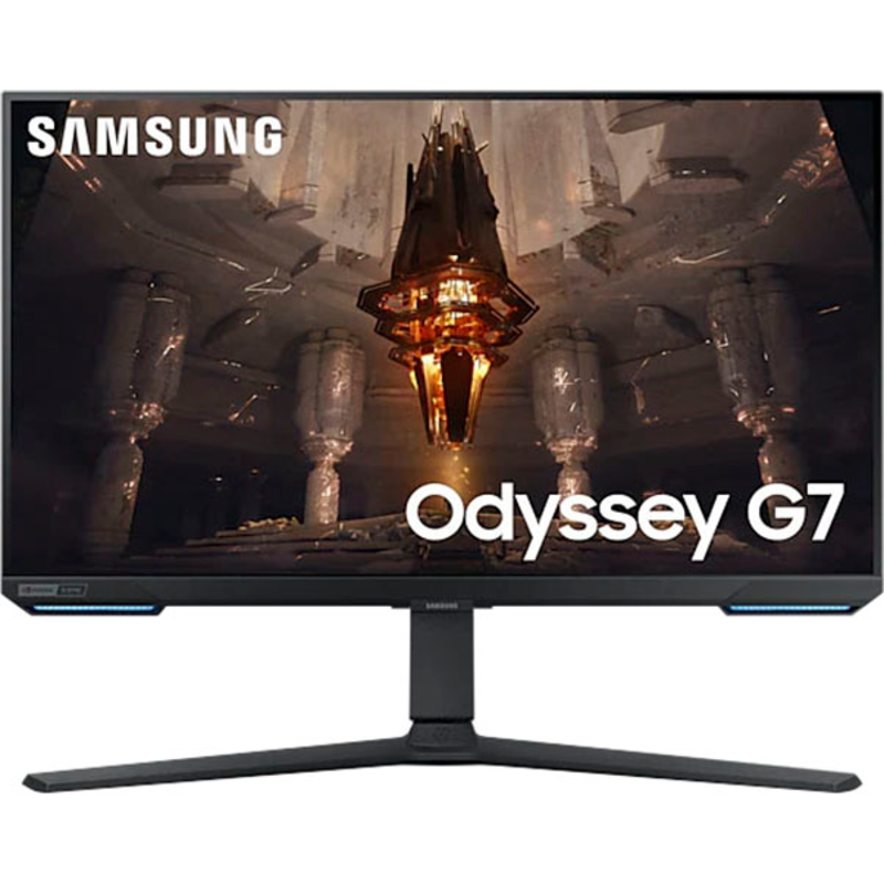 SAMSUNG Gaming-LED-Monitor »Odyssey G7B S28BG700EP« 70 cm/28 ′′ 3840 x 2160 px 1 Reaktionszeit 144 Hz schwarz Anzahl der USB-Anschlüsse: 3 (2x...