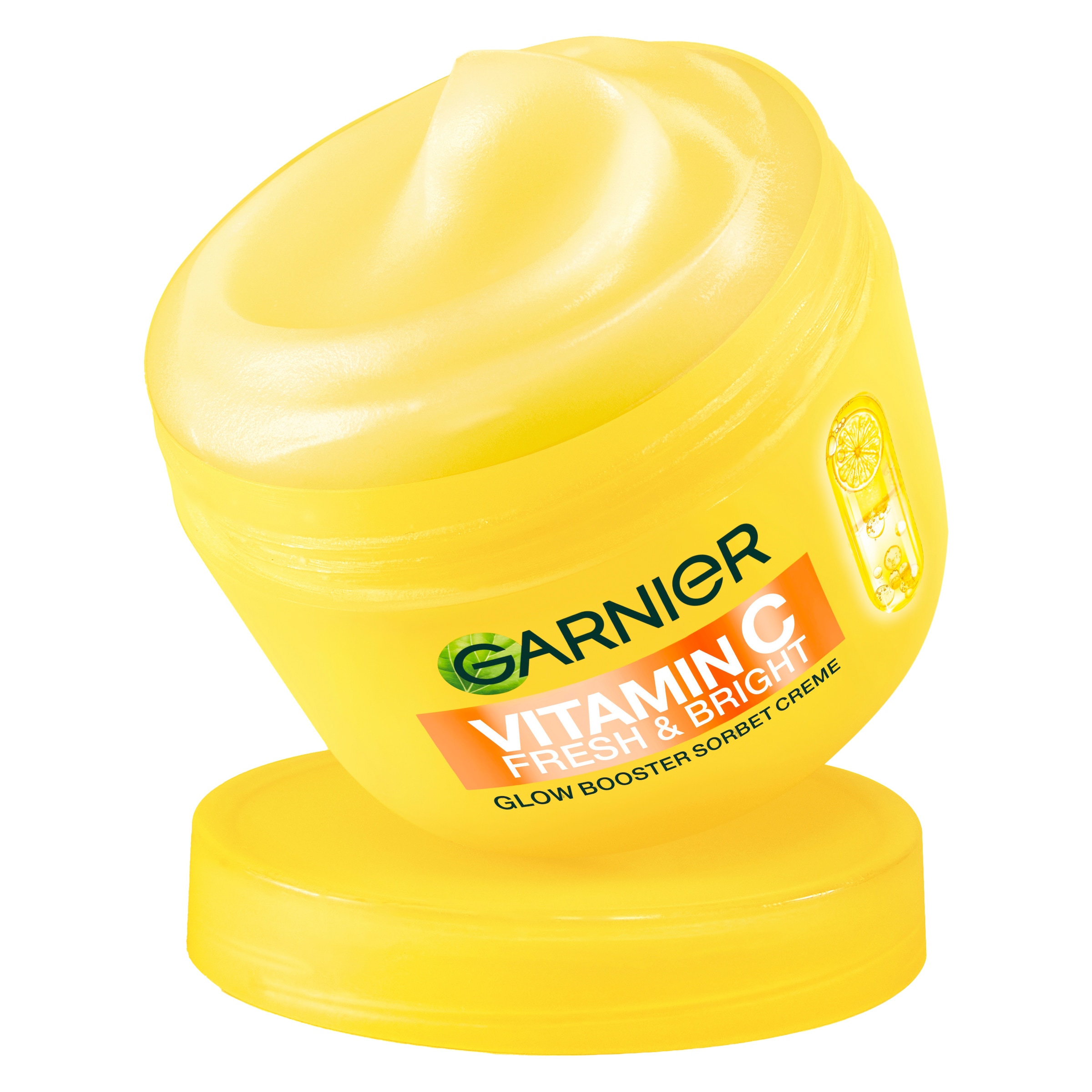GARNIER Tagescreme »VITAMIN C FRESH & BRIGHT GLOW BOOSTER SORBET CREME« mit feuchtigkeitsspendender Pflege, für alle Hauttypen geeignet