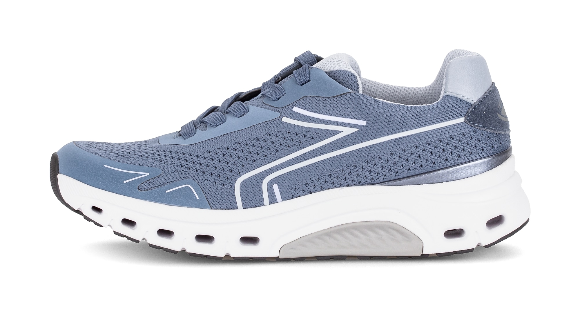 rollingsoft Plateausneaker  , Freizeitschuh, Halbschuh, Schnürer mit Reflektor-Besätzen, G-Weite