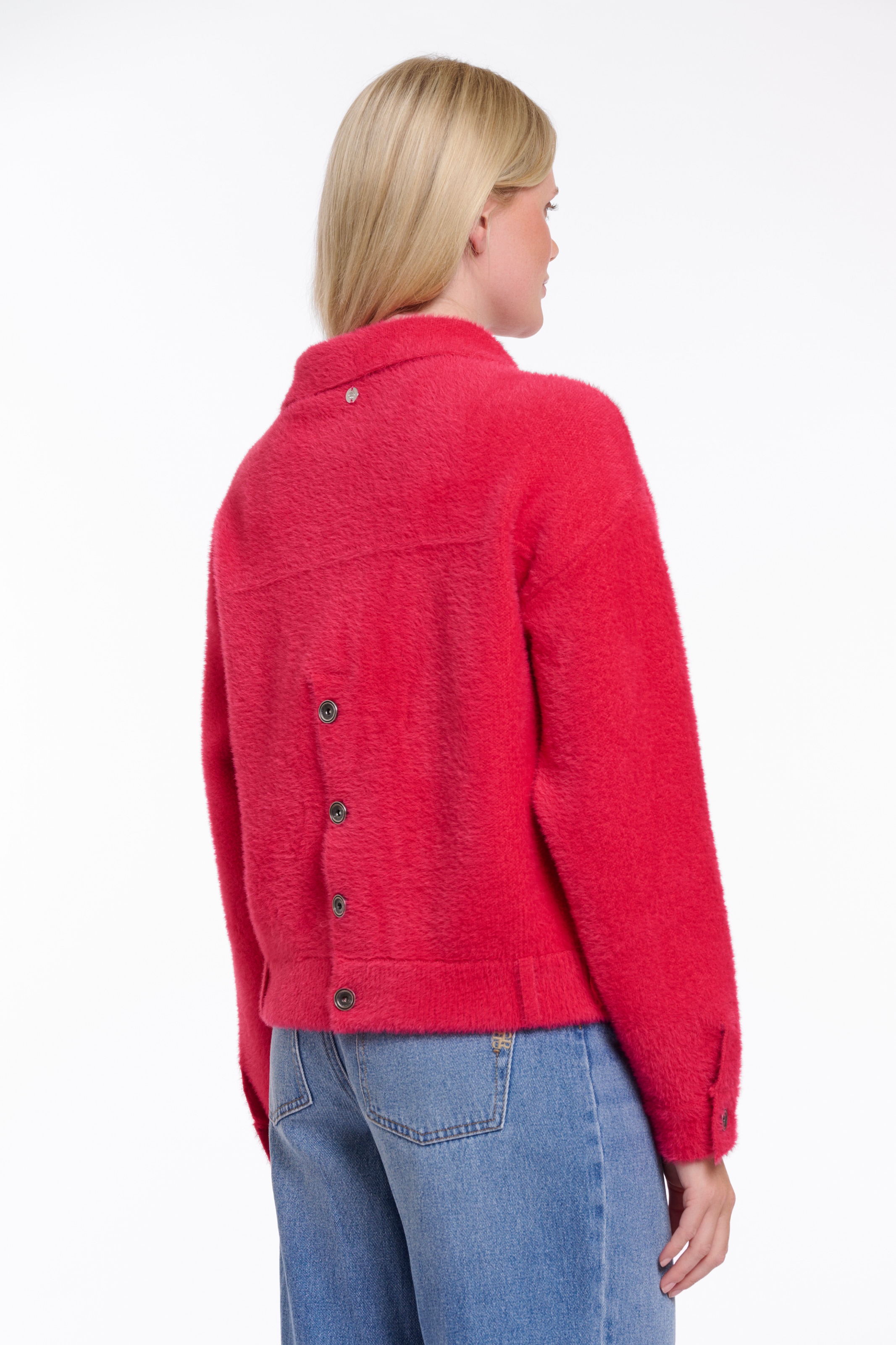 Rino & Pelle Strickjacke »BUBBLY« mit flauschiger Optik
