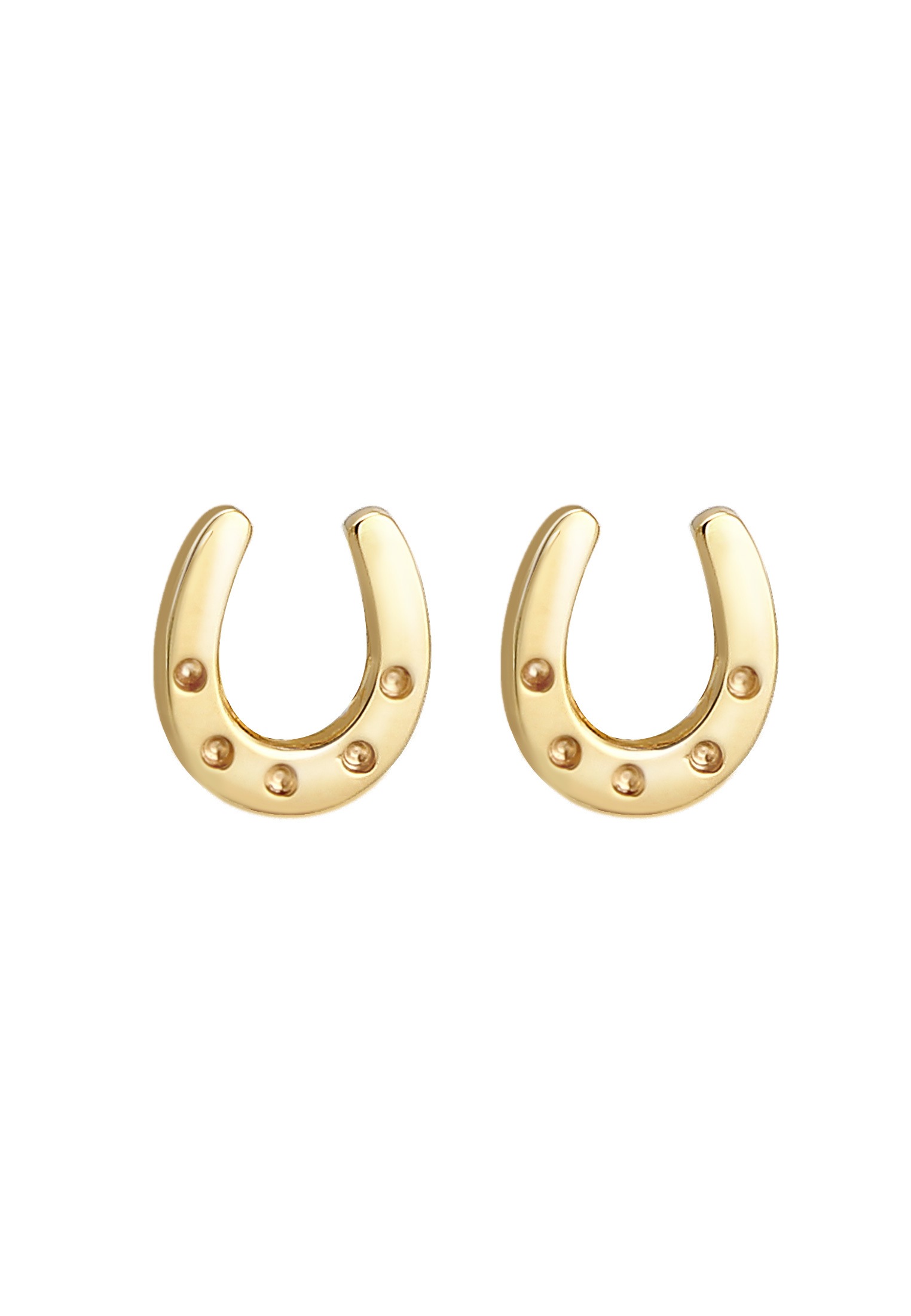 Elli Premium Paar Ohrstecker »Ohrstecker Hufeisen 585 Gelbgold«