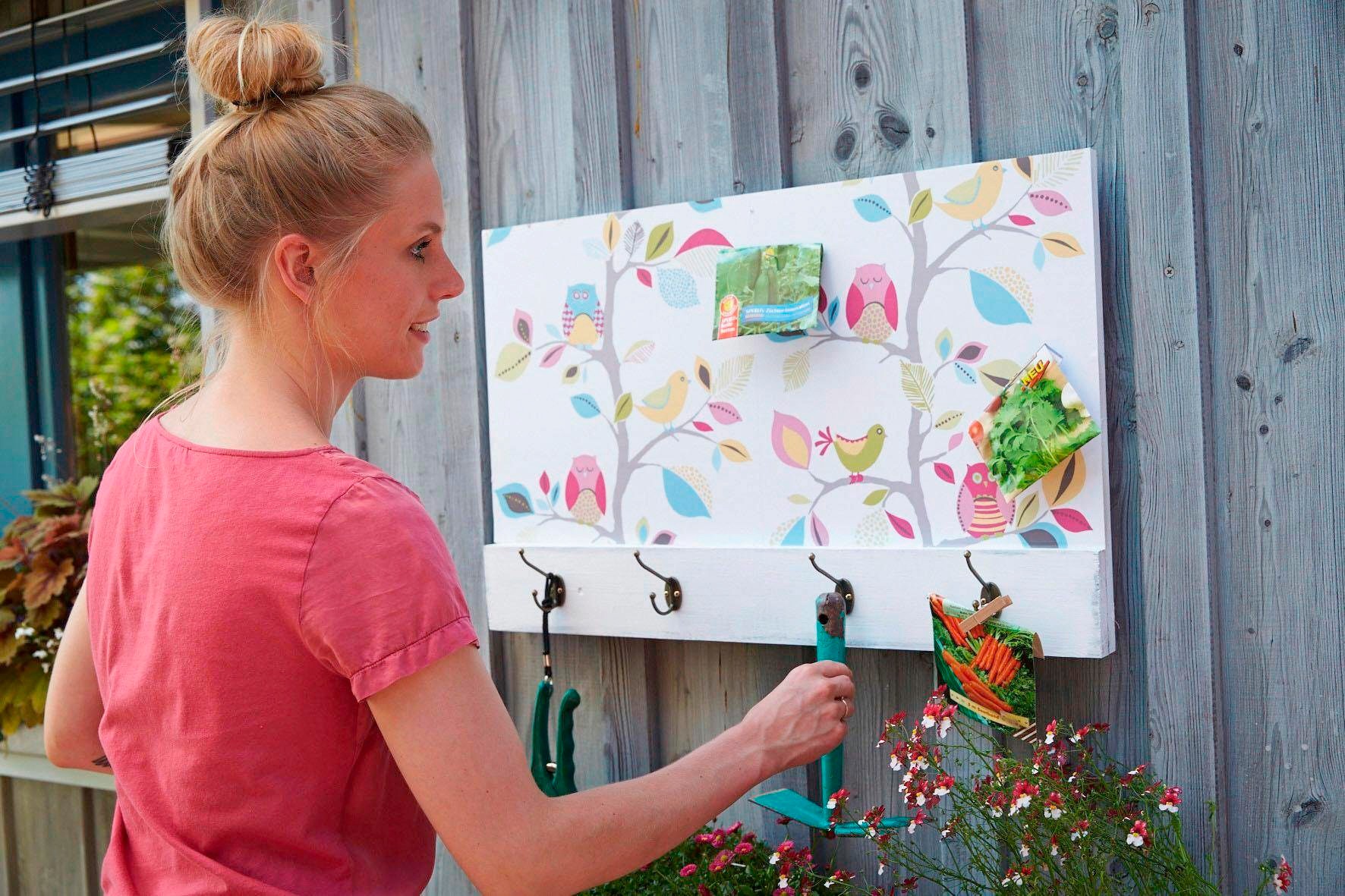 living walls Bordüre »pop.up Panel«, Motiv-abstrakt-naturalistisch, Tier Tapete Vogel Borte Wohnzimmer Schlafzimmer Küche Flur Design Büro