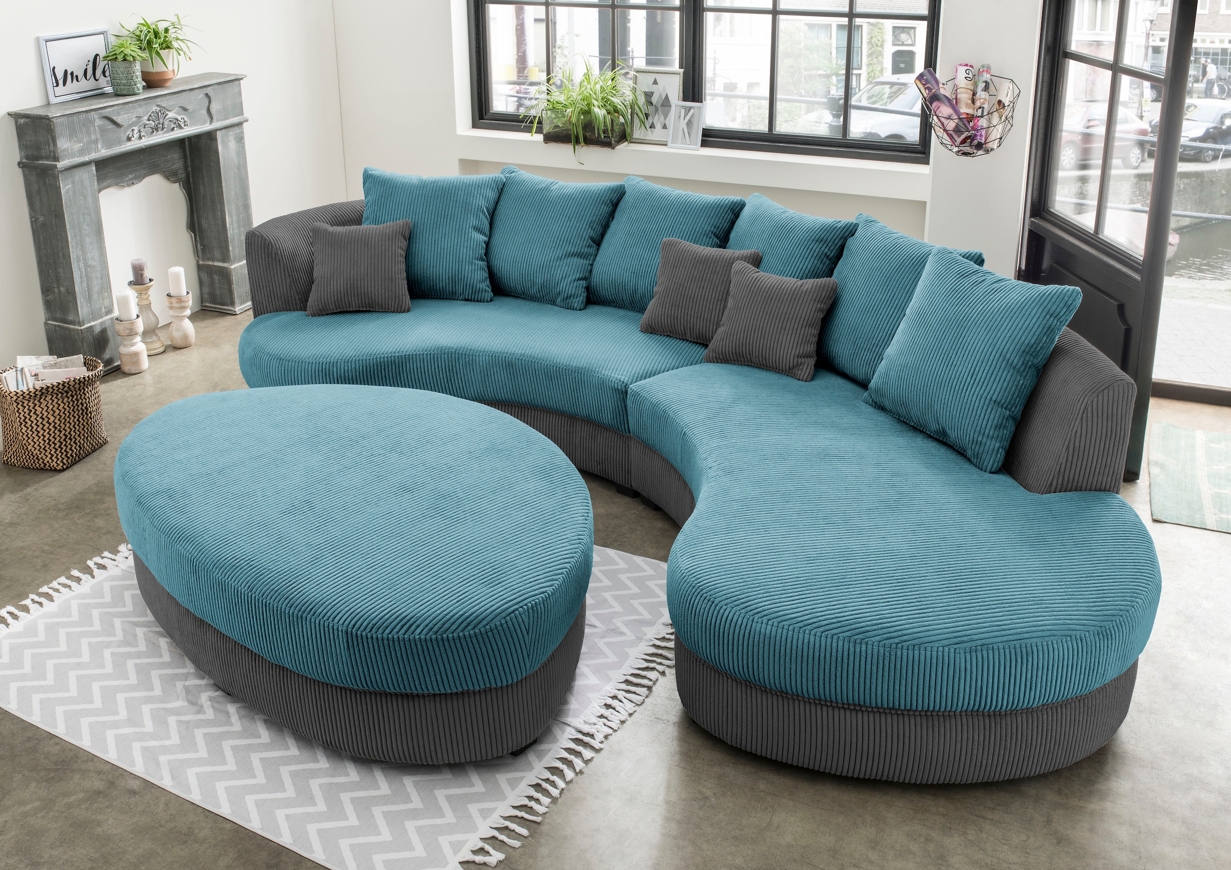 INOSIGN Ecksofa »Limoncello organische Formensprache, OTTOs Choice, L-Form« günstig online kaufen