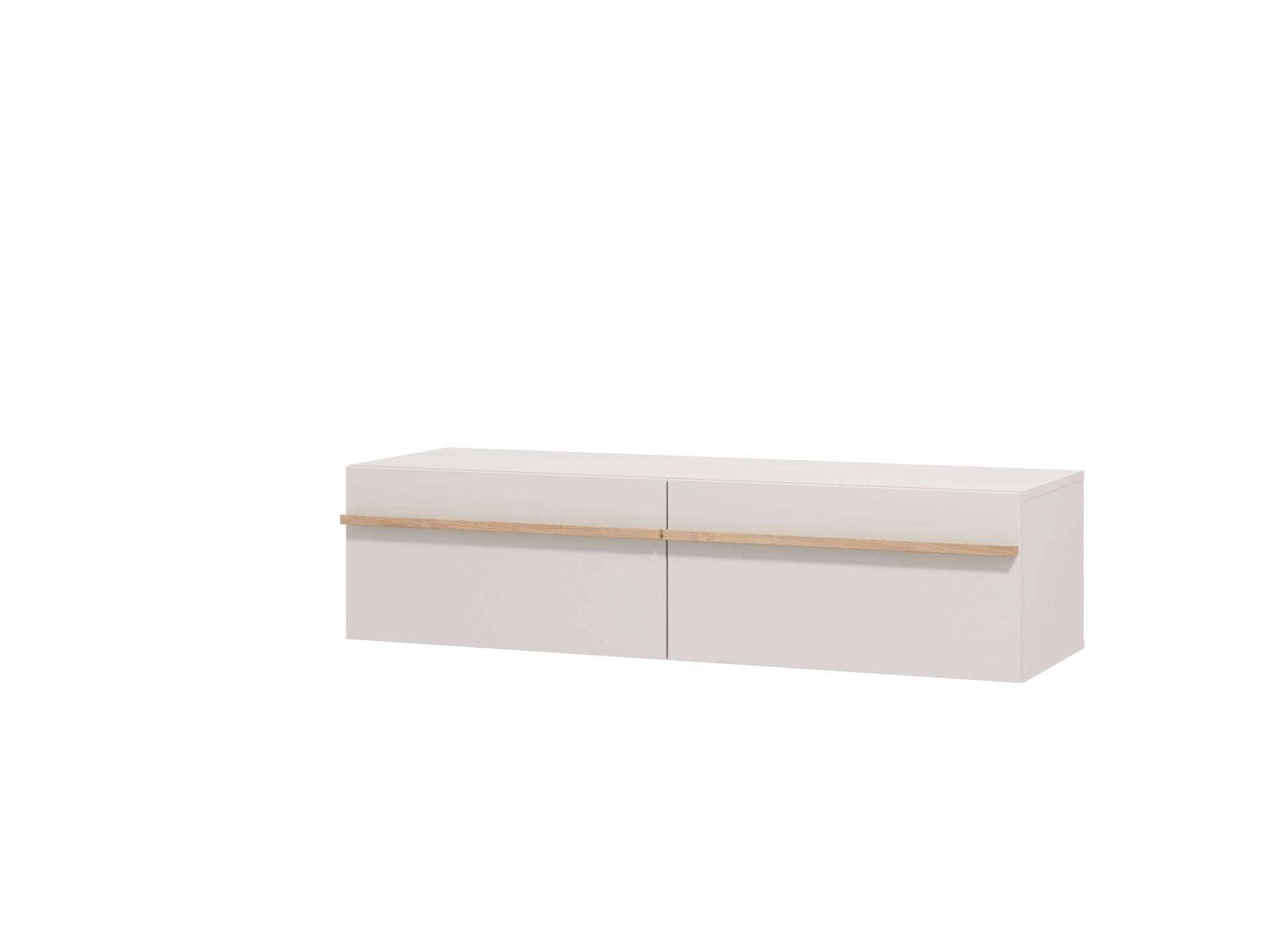 INOSIGN Lowboard »Arles TV-Kommode, Breite 128 /154/192 cm, TV-Schrank, Wandmontage«, mit geschlossenen Fächern, in Kaschmir Farbe, mit Klappentüren
