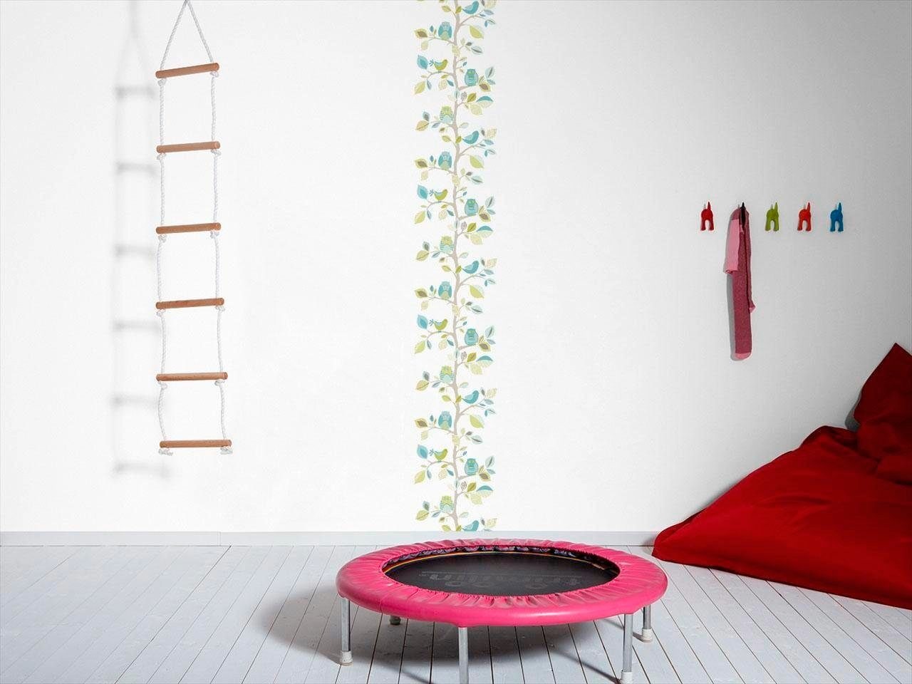 living walls Bordüre »pop.up Panel«, Motiv-abstrakt-naturalistisch, Tier Tapete Vogel Borte Wohnzimmer Schlafzimmer Küche Flur Design Büro