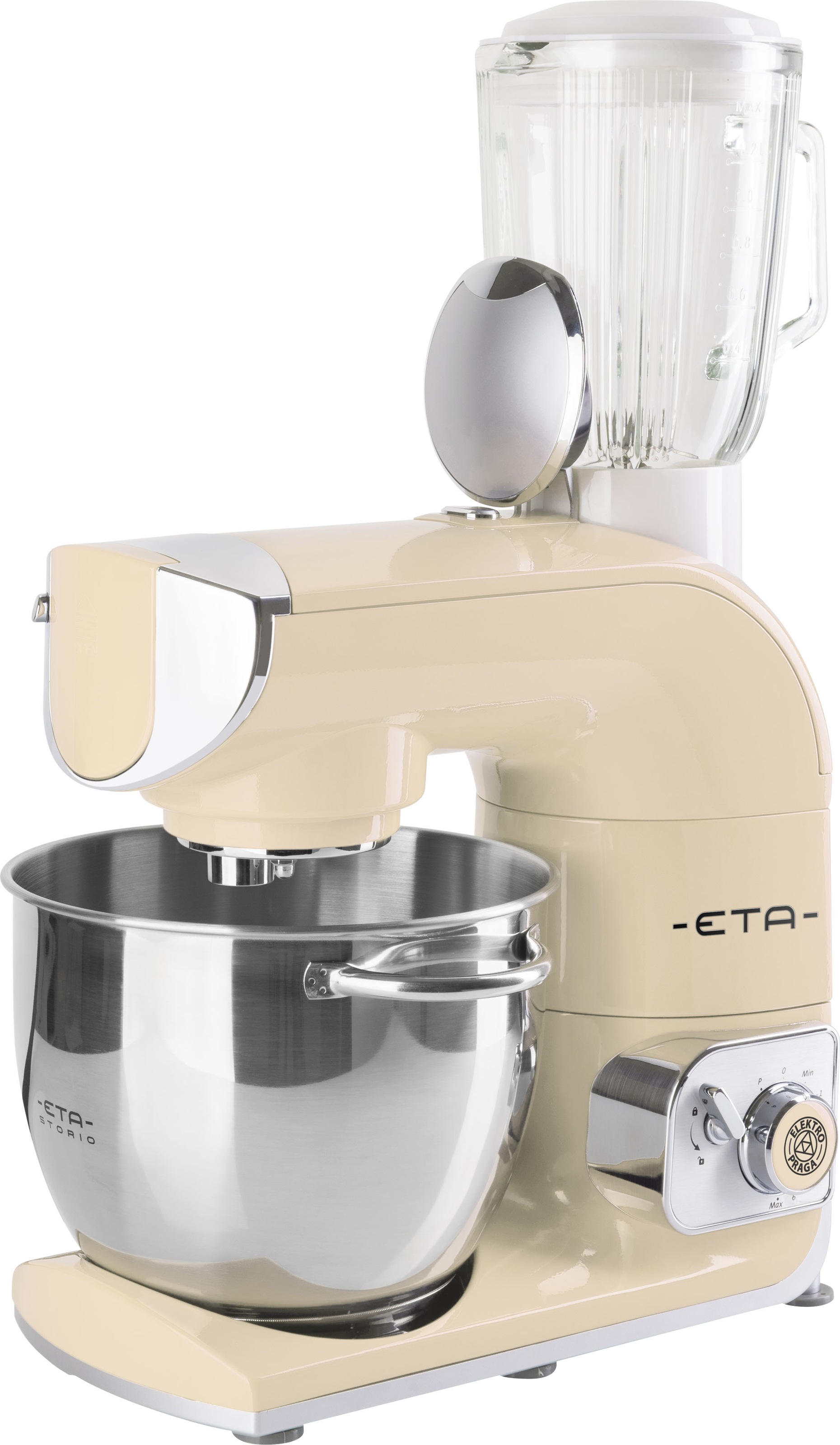 eta Küchenmaschine »Gratus Storio«, 5,5 l Edelstahlschüssel, PULSE-Funktion