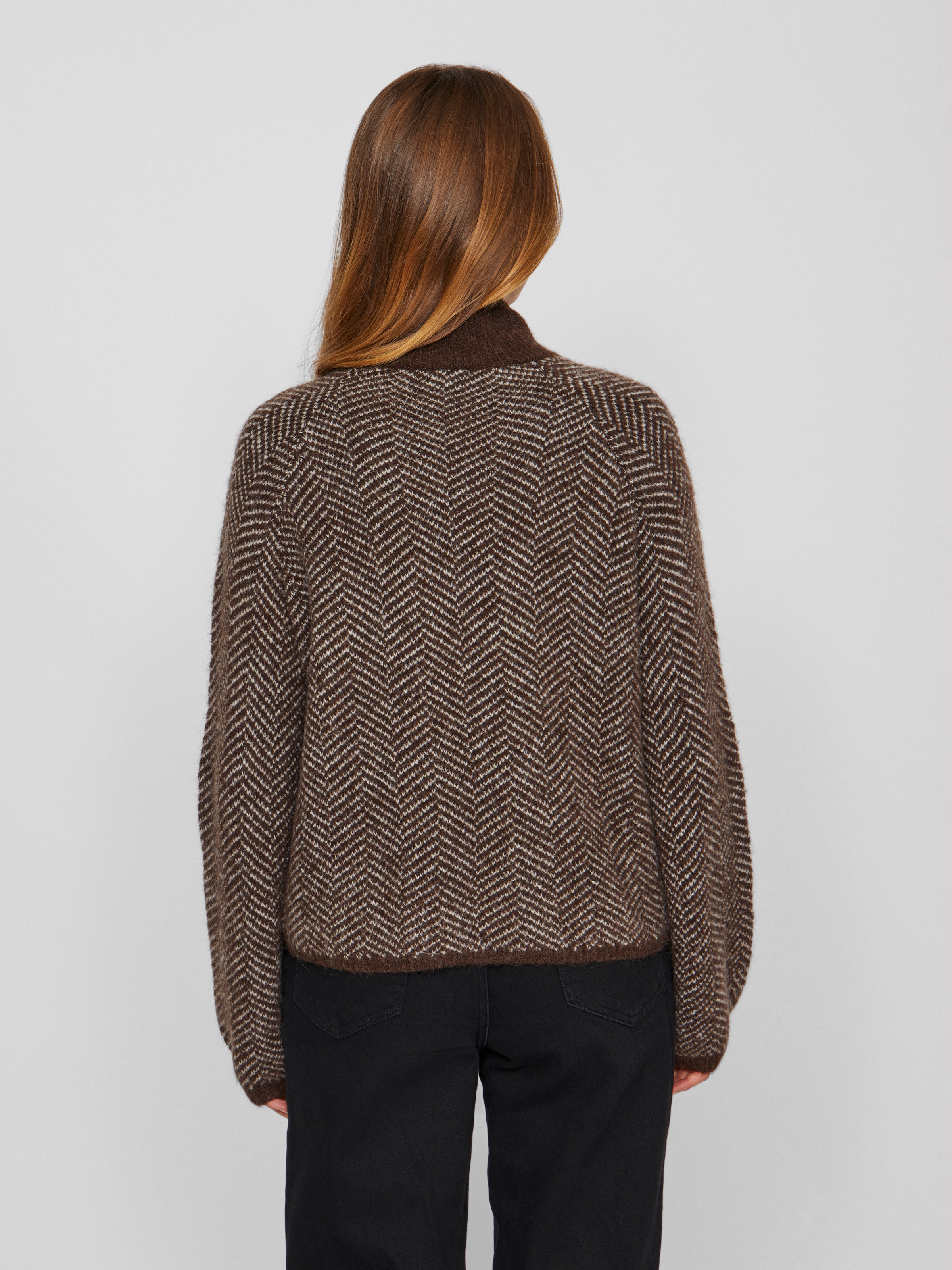 Vila Stehkragenpullover »VILORY HIGH NECK L/S KNIT TOP - NOOS«