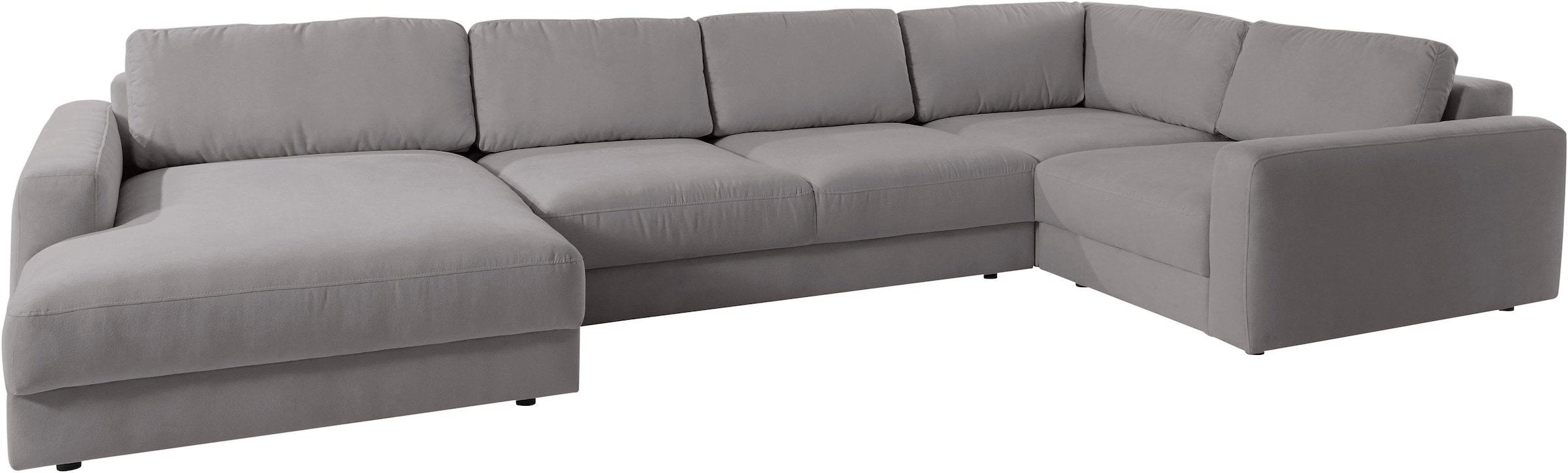 Places of Style Wohnlandschaft »Bloomfield, U-Form«, mit extra tiefer Sitzfläche, wahlweise mit Sitztiefenverstellung
