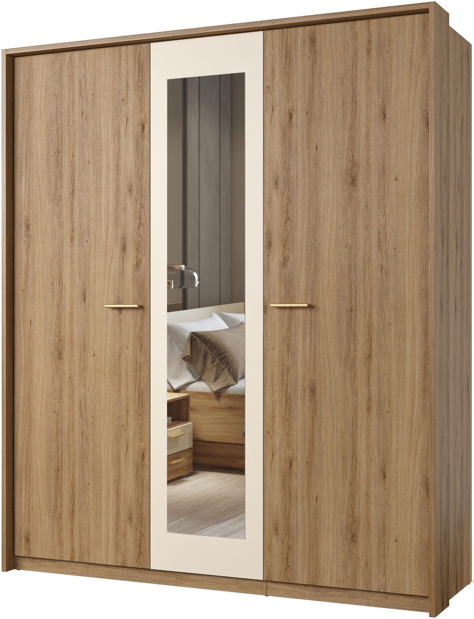 Home affaire Kleiderschrank "Bitry, Wäscheschrank incl. kompletter Innenaus günstig online kaufen