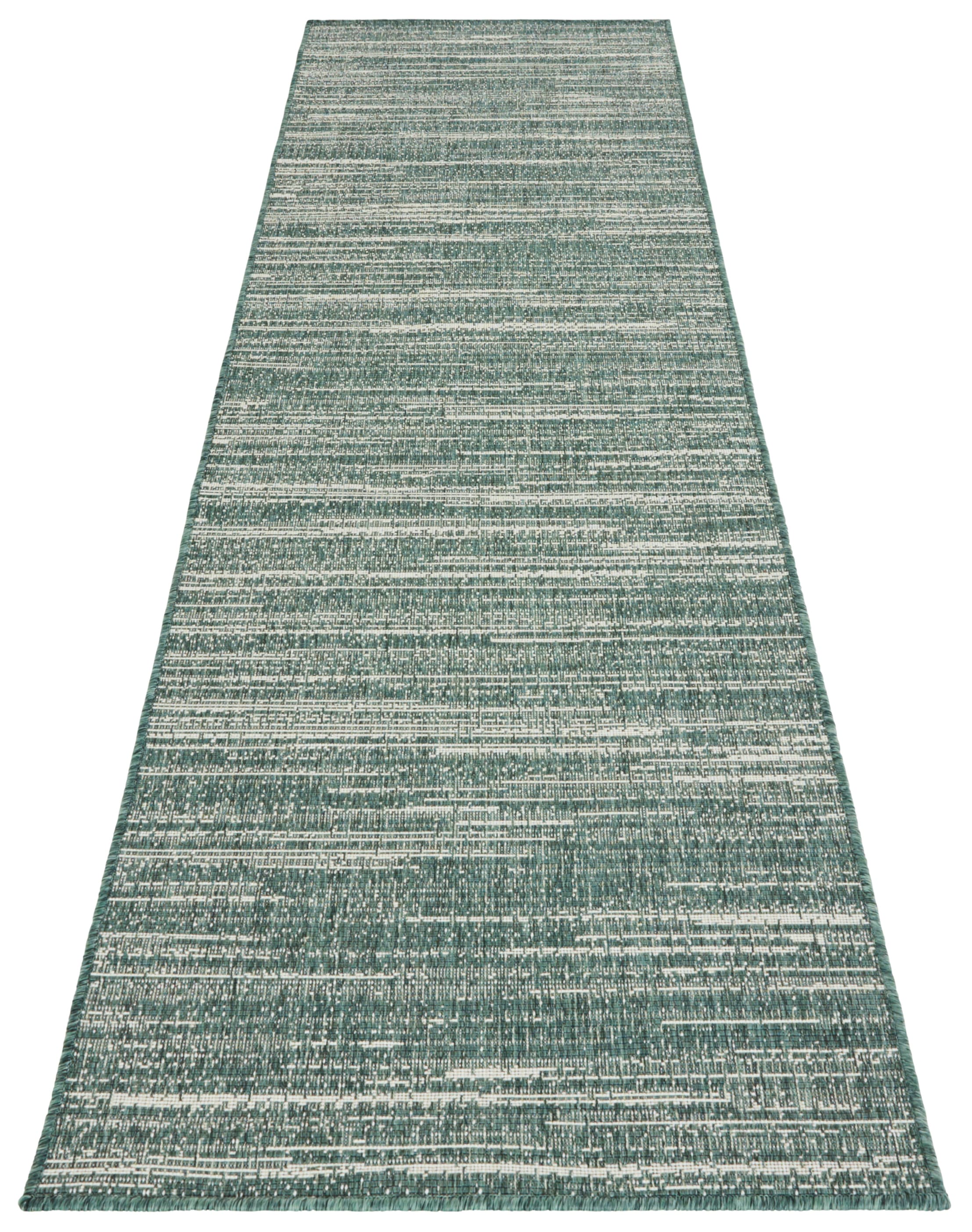 ELLE DECORATION Läufer »Mèlange«, rechteckig, 5 mm Höhe, Flachgewebe, In-& Outdoor, Modern, Wendeteppich, Balkon, Wohnzimmer