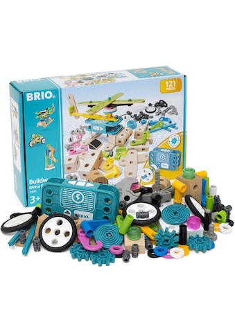 BRIO® Konstruktions-Spielset »Builder Motor-Set«, (121 St.), mit funktionsfähigem,... kaufen