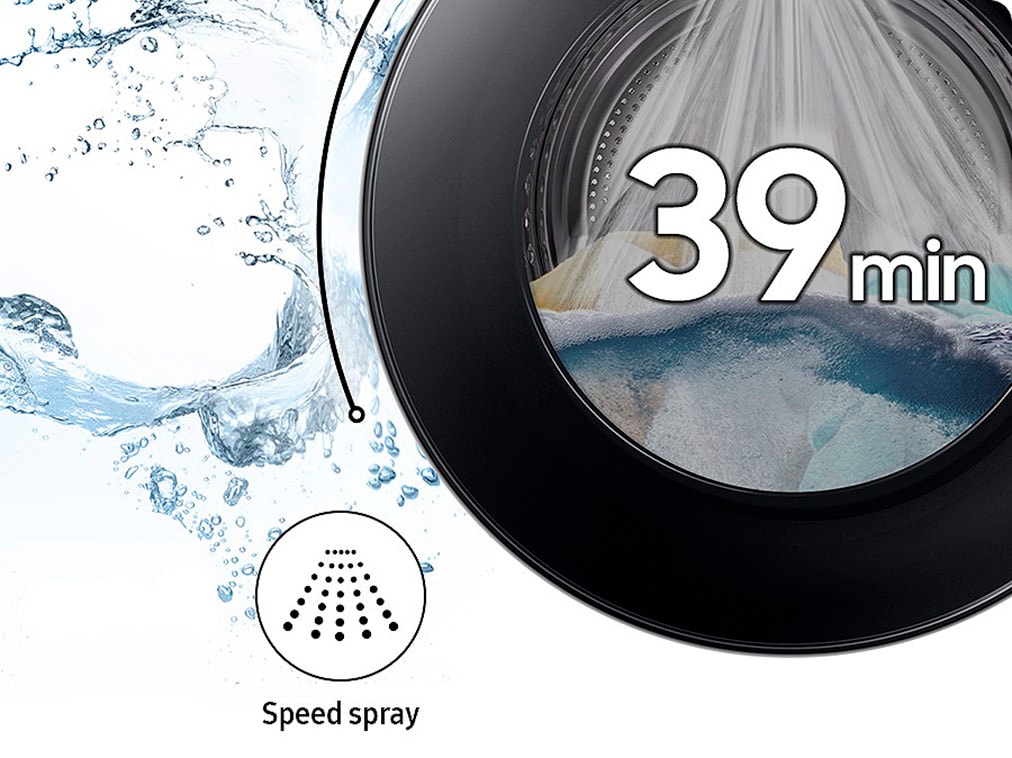 Samsung Waschtrockner »WD90DG5G34BE«, Hygienisch saubere Wäsche mit bis zu 99,9% weniger Bakterien