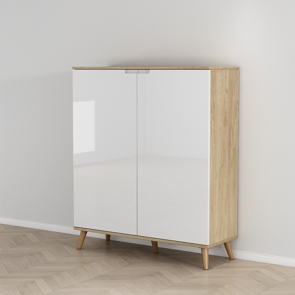 OTTO home PC-Schrank mit Tastaturauszug, (B/T/H): 110/35,7/129 cm
