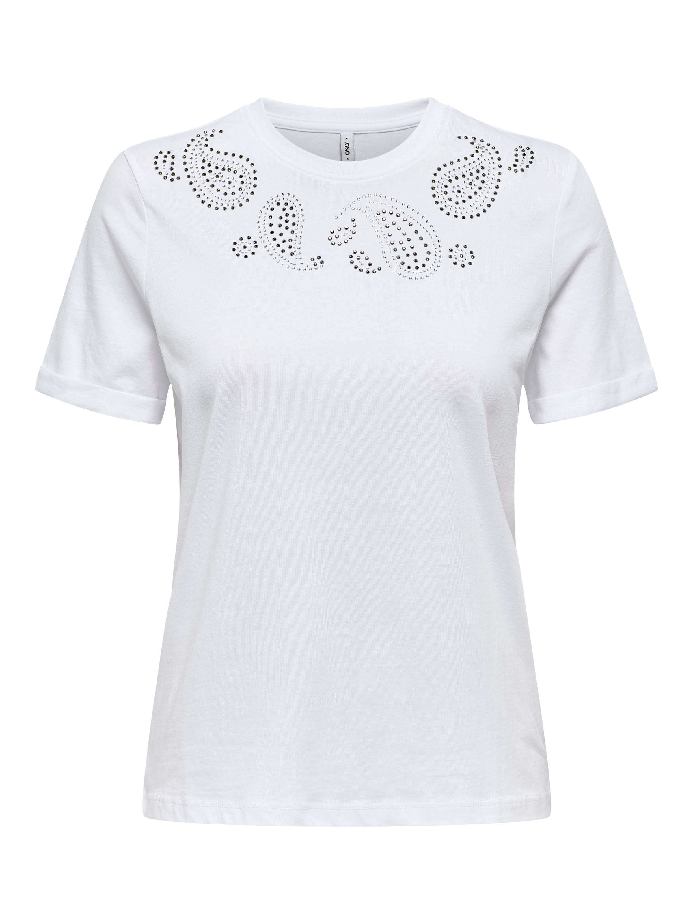 ONLY Kurzarmshirt »ONLHOLLIS LIFE S/S O-NECK TOP BOX JRS«