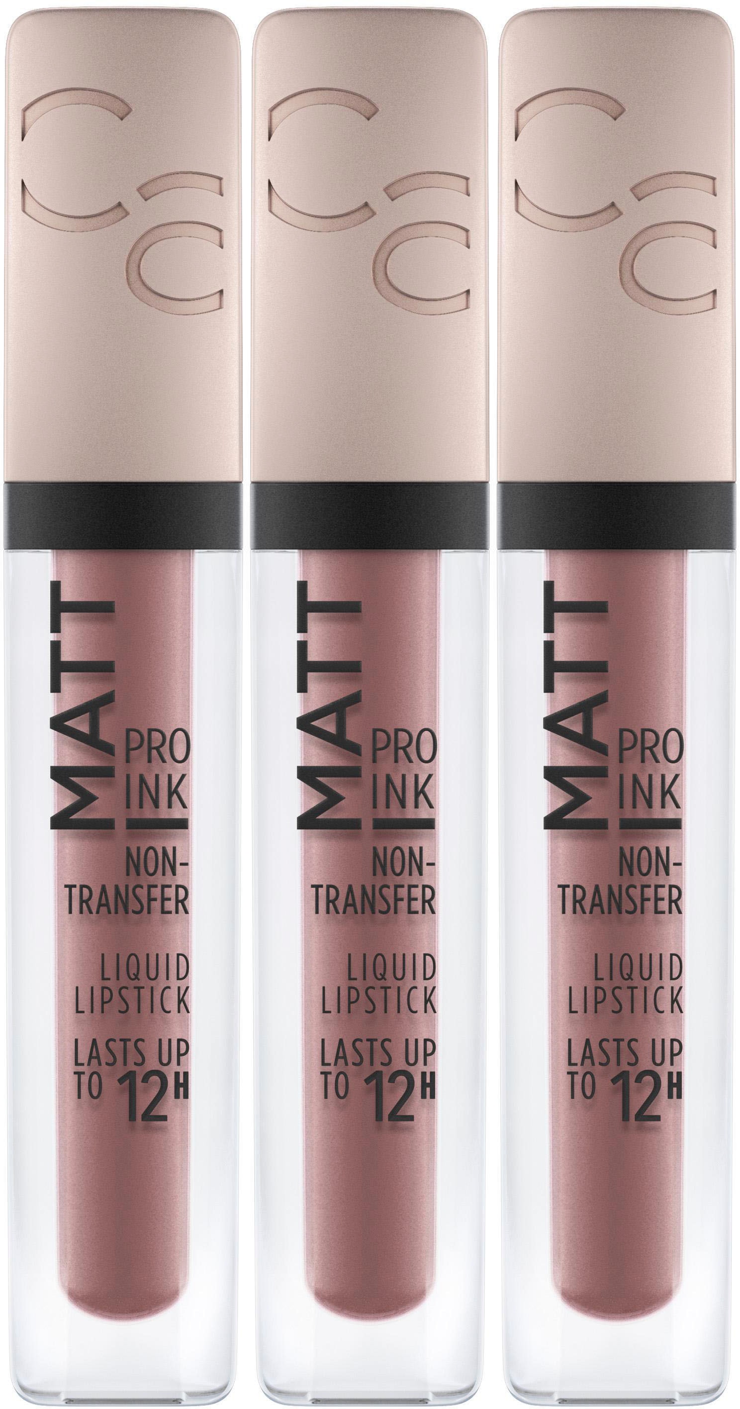 Catrice Lippenstift »Matt Pro Non-Transfer jetzt Liquid bestellen Ink Lipstick«, 3 tlg.) (Set
