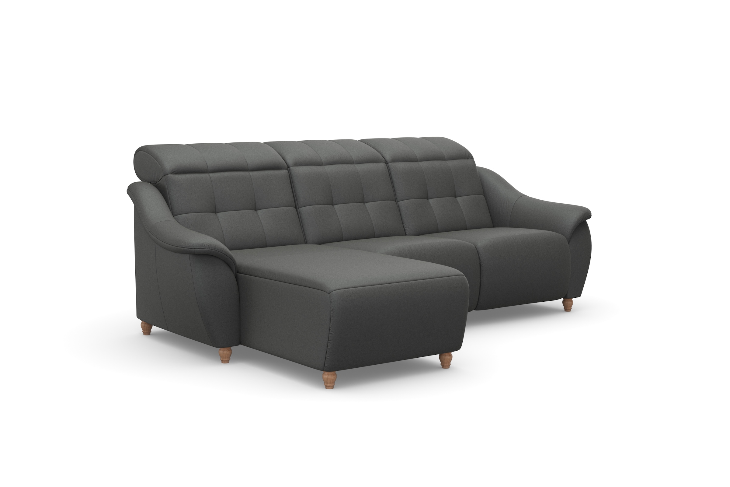 Home affaire Ecksofa »Boston L-Form«, (2 St.), Kopfteilverstellung an jeder Sitzfläche, wahlweise Relaxfunktion