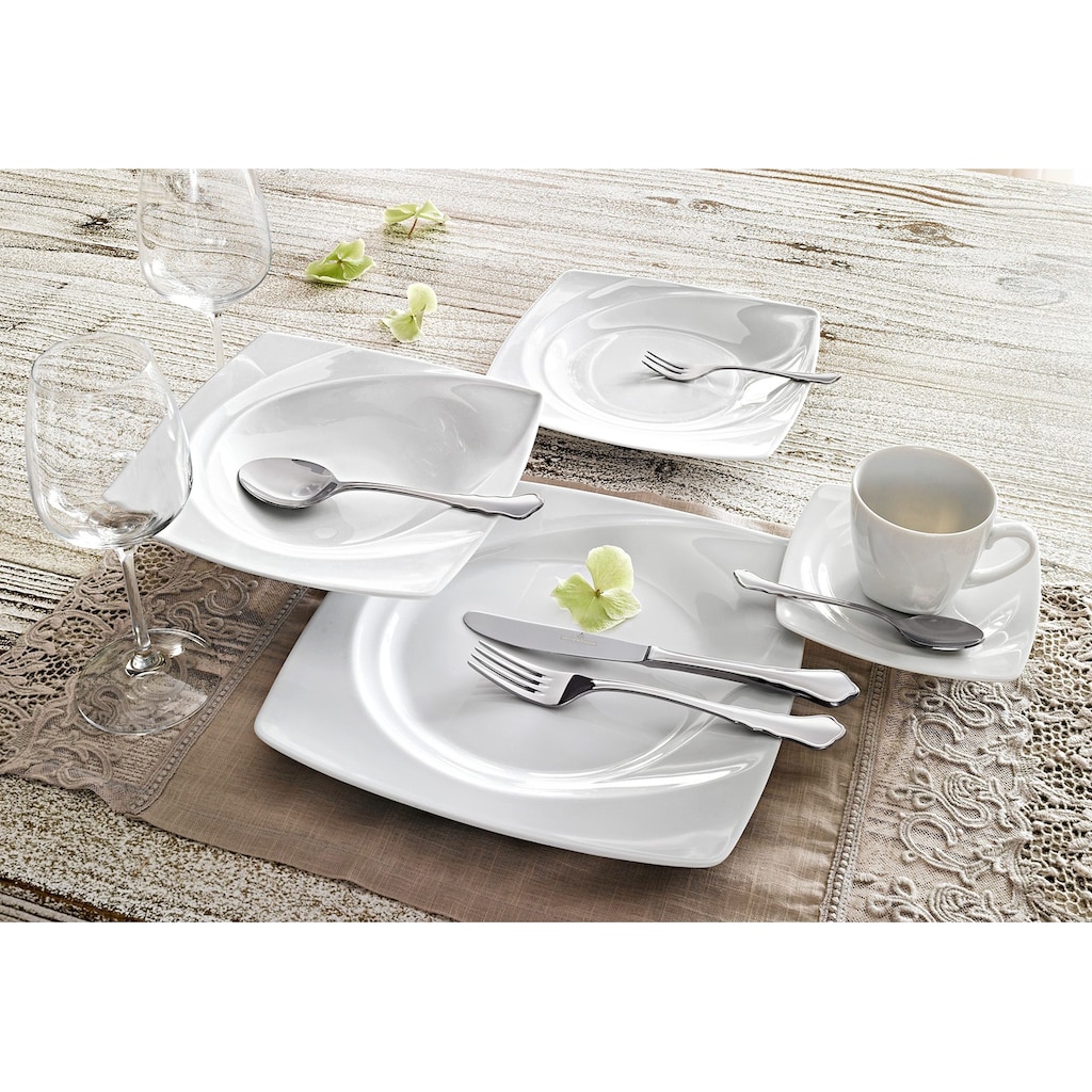 CreaTable Kombiservice »Geschirr-Set Celebration«, (Set, 30 tlg., Kaffeeservice und Tafelservice im Set, für 6 Personen)