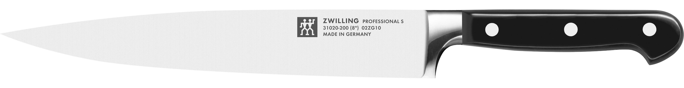 Zwilling Messer-Set »Pro«, (Set, 2 tlg., 1 Fleischmesser (20 cm), 
1 Fleischgabel (18 cm), Edelstahl 18/10, aus einem Stück geschmiedet