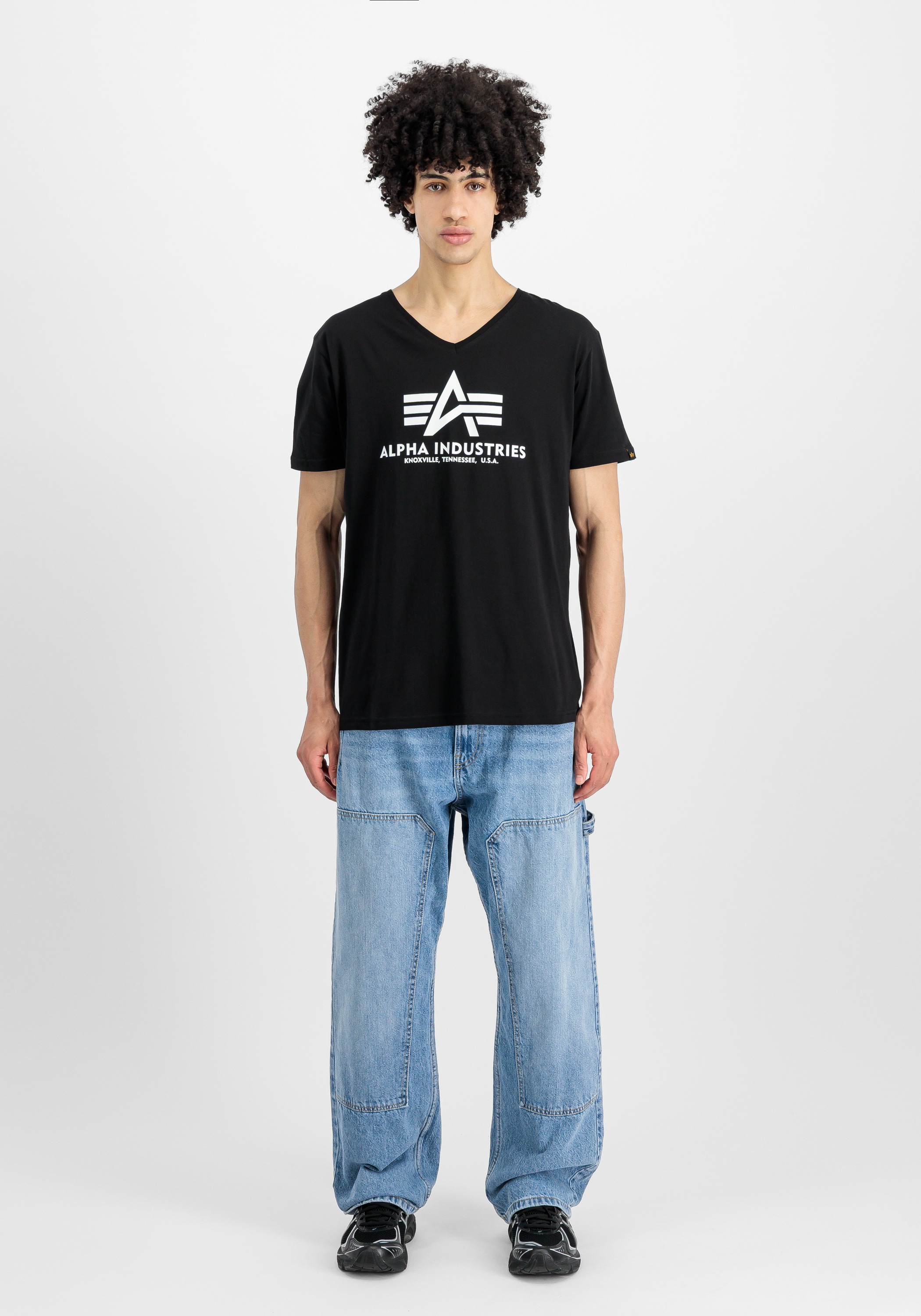 Alpha Industries T-Shirt »Alpha Industries Men - T-Shirts Basic V-Neck T«