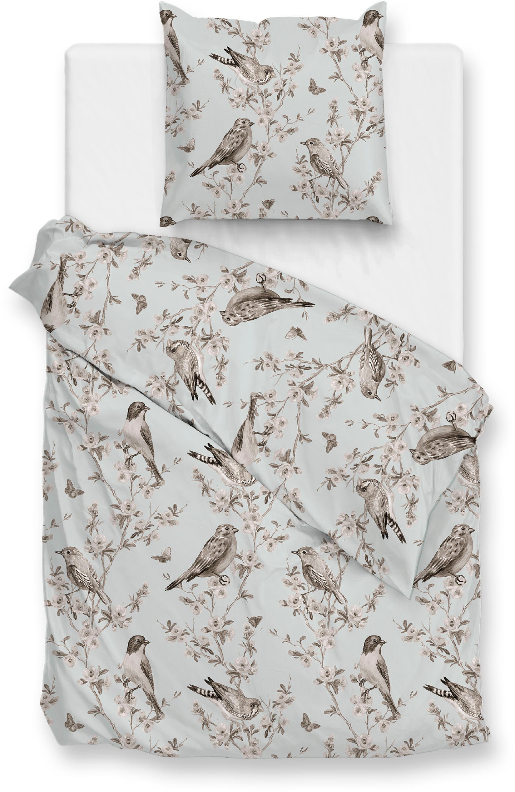 ZO HOME Bettwäsche »Uccello« 1 tlg. Bettwäsche aus 100% Baumwolle, hochwertige Flanell