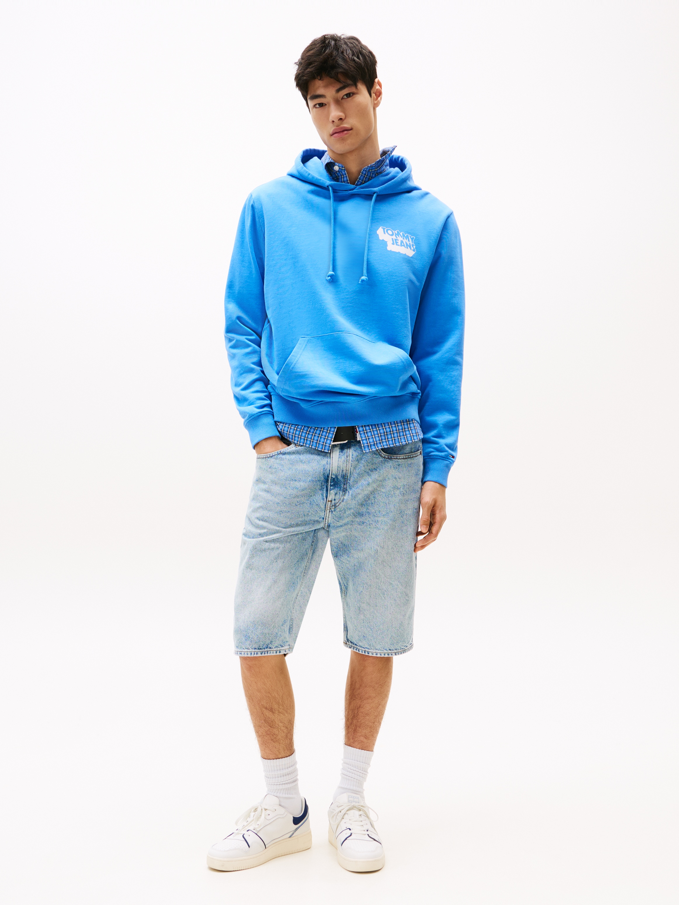 Tommy Jeans Kapuzensweatshirt »TJM STACK BACK LOGO HOODIE EXT« Mit Rundhalsausschnitt