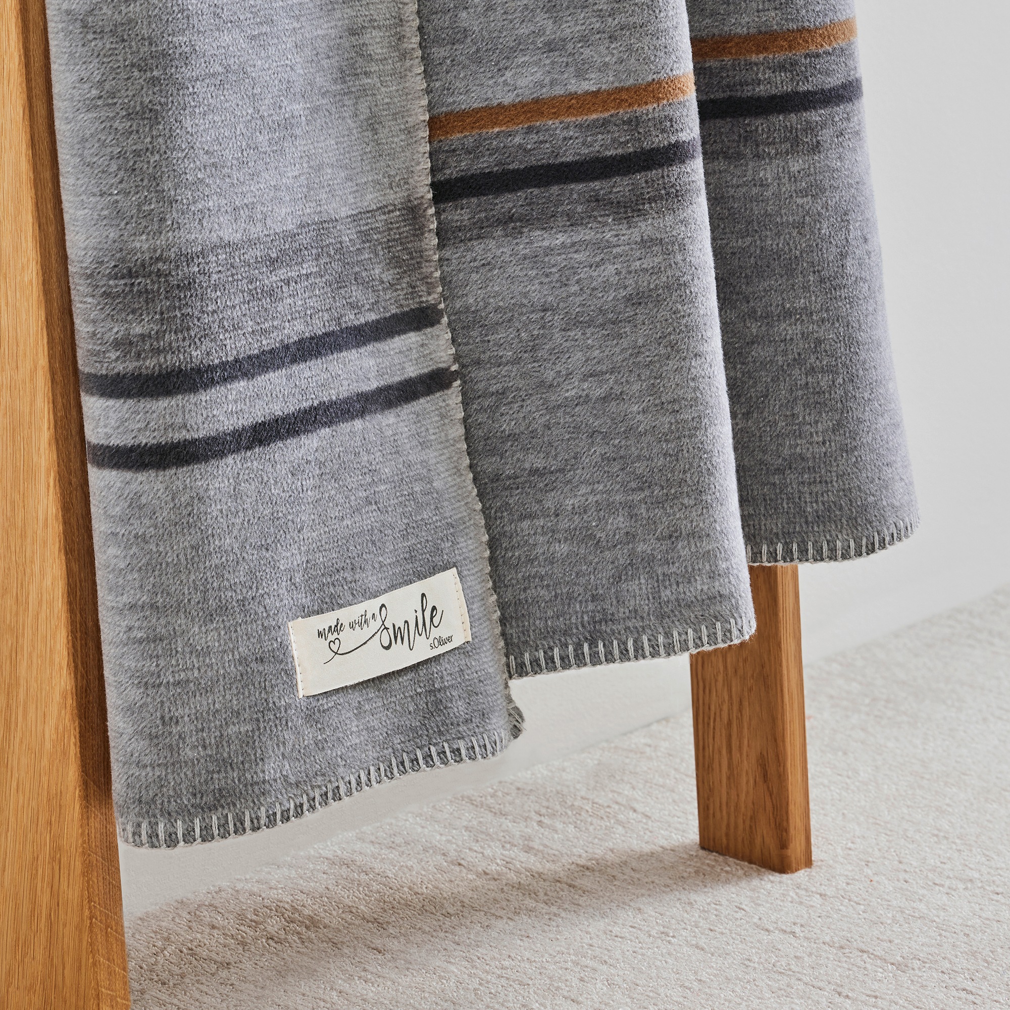 IBENA Wohndecke »Wohndecke s.Oliver«, in modernem Design günstig online kaufen