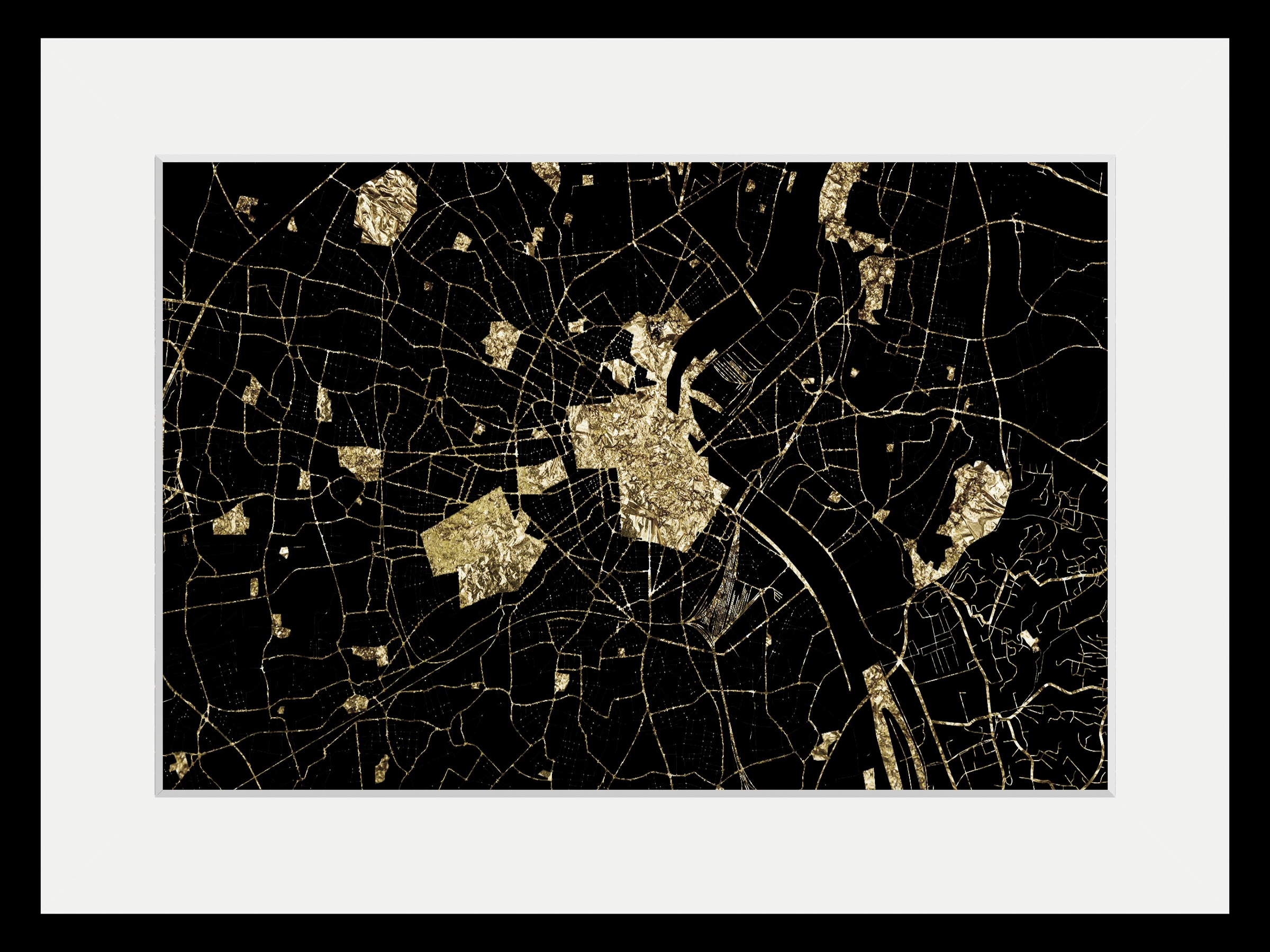 queence Bild »Landkarte« Stadt   Städte   Weltkarte 1 Stk. tlg. HD Premium günstig online kaufen