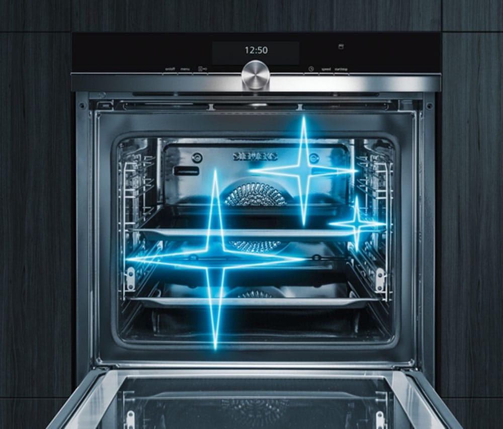 SIEMENS Pyrolyse Backofen iQ300 »HQ574AER3«, mit Teleskopauszug nachrüstbar, Pyrolyse-Selbstreinigung
