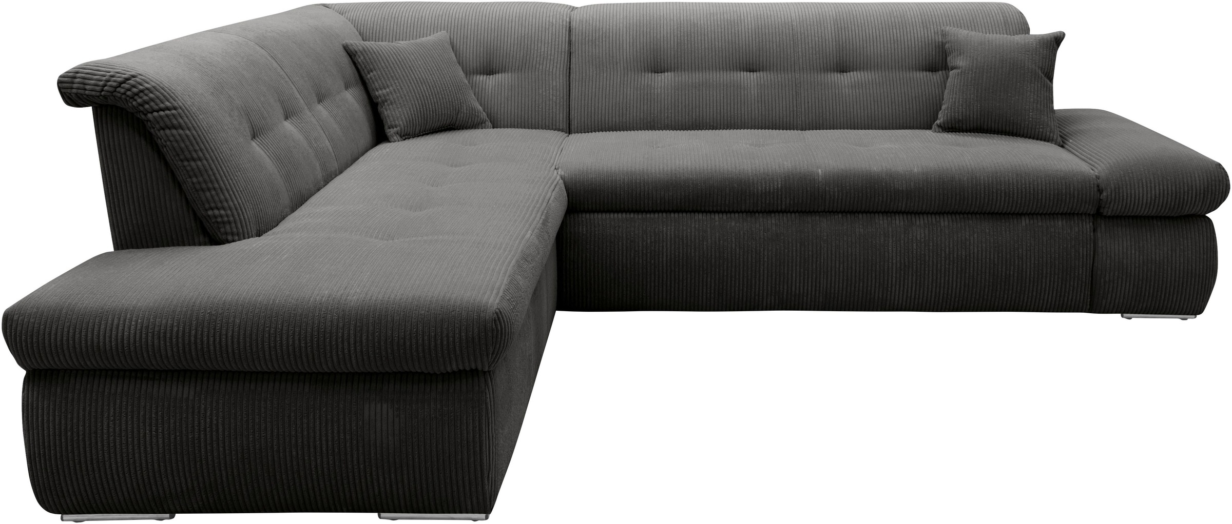 DOMO collection Ecksofa »Moric L-Form« wahlweise mit Bettfunktion und Armle günstig online kaufen