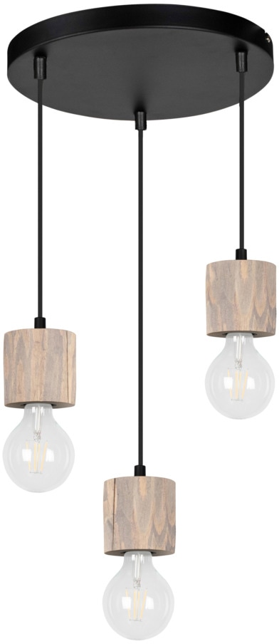 SPOT Light Pendelleuchte »PINO«, 3 flammig, Leuchtmittel E27   ohne Leuchtm günstig online kaufen