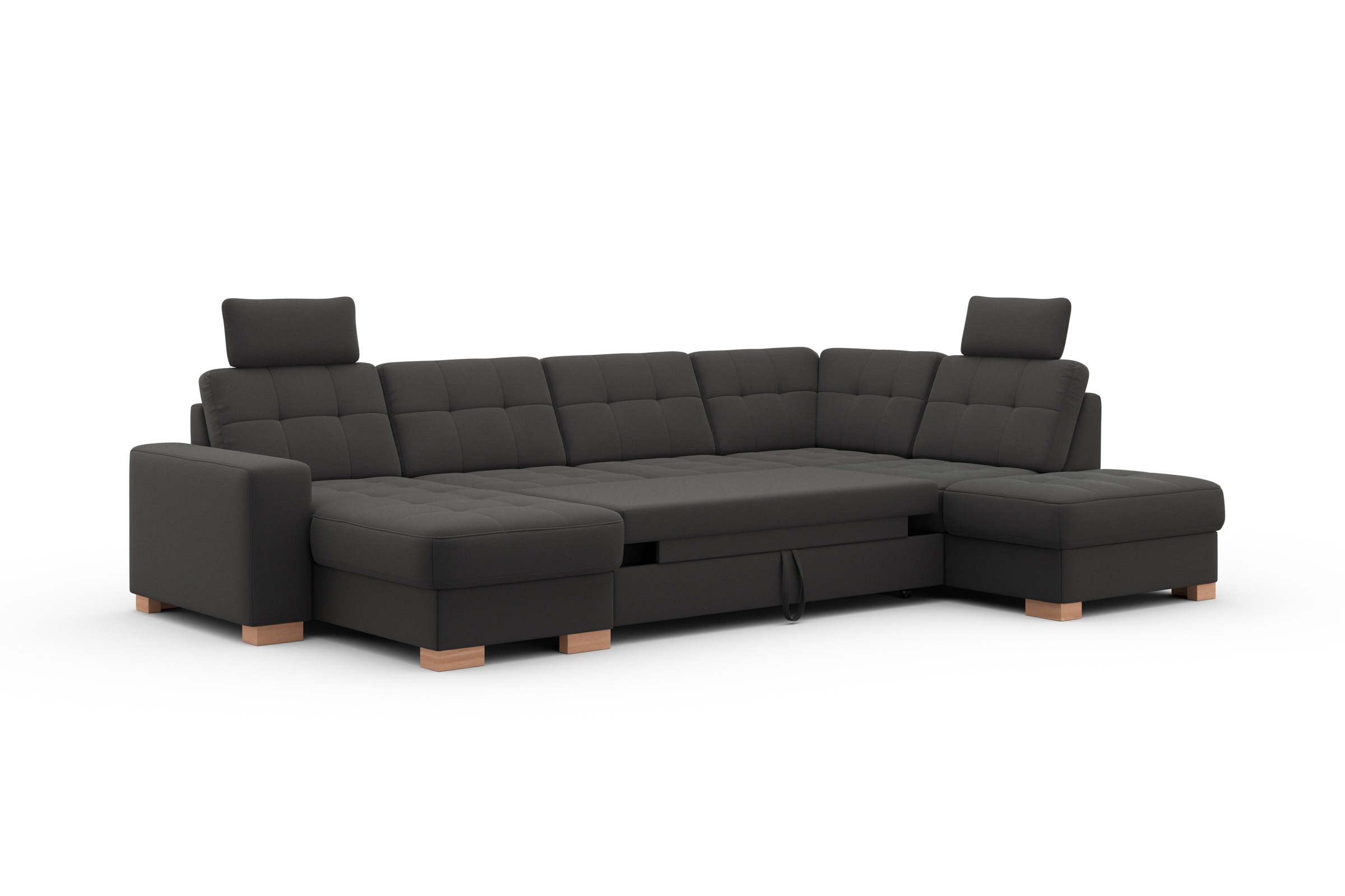 sit&more Wohnlandschaft »Quincy U-Form«, wahlweise mit Bettfunktion und Bettkasten