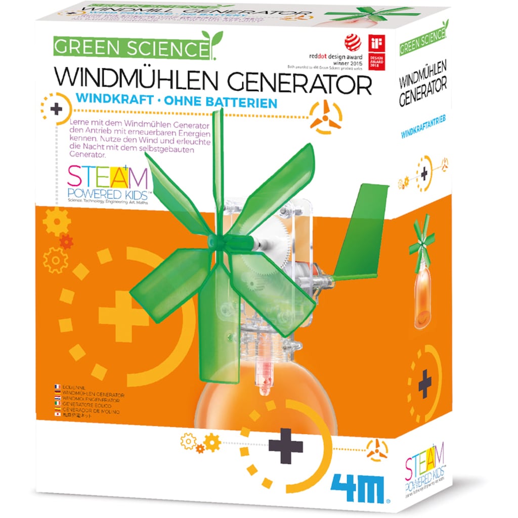 4M Experimentierkasten »Green Science - Windmühlen Generator«