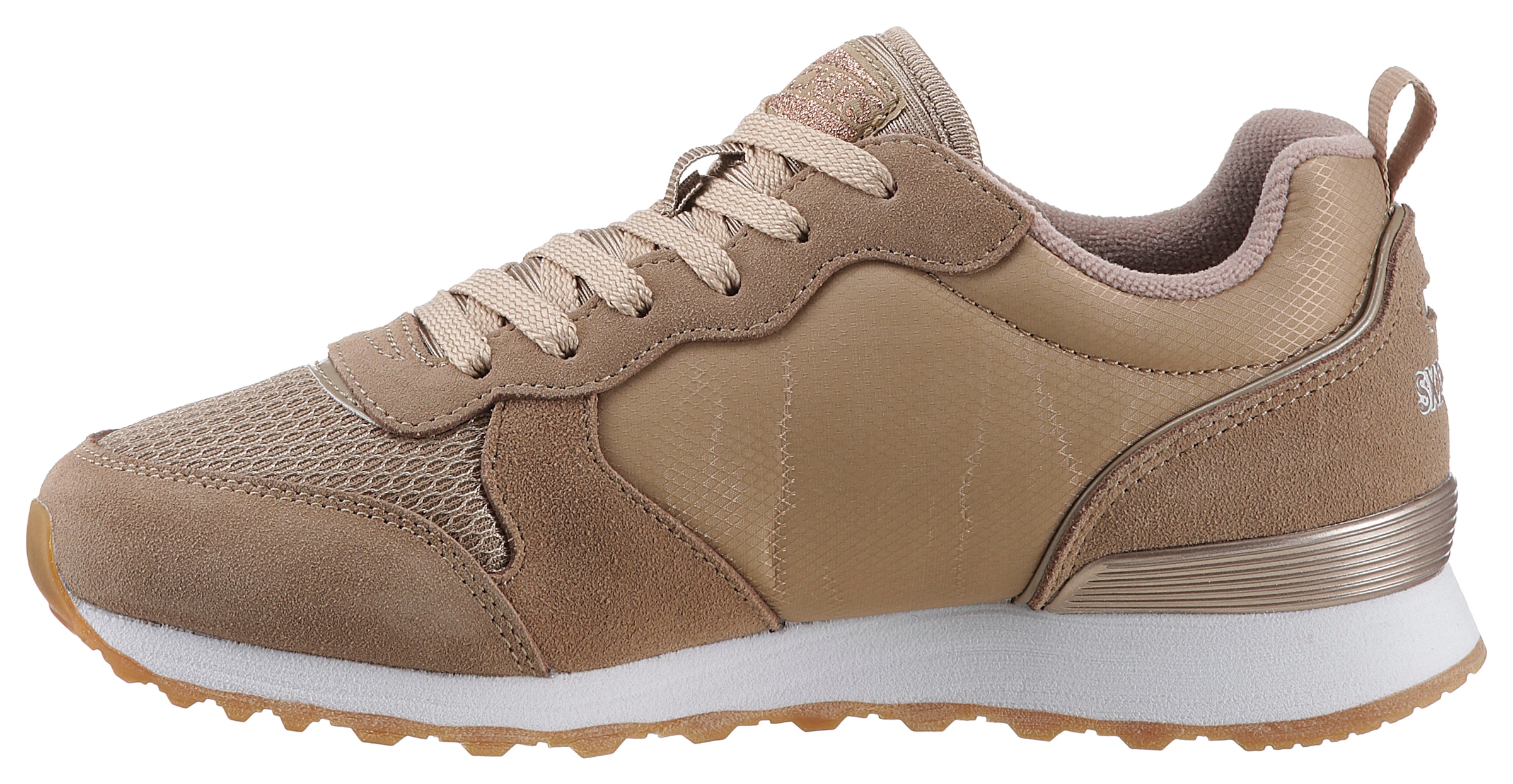 Skechers Sneaker »OG 85 - GOLDN GURL«, Schnürschuh, Original-Retro-Jogginschuh mit Air-Cooled Memory Foam®