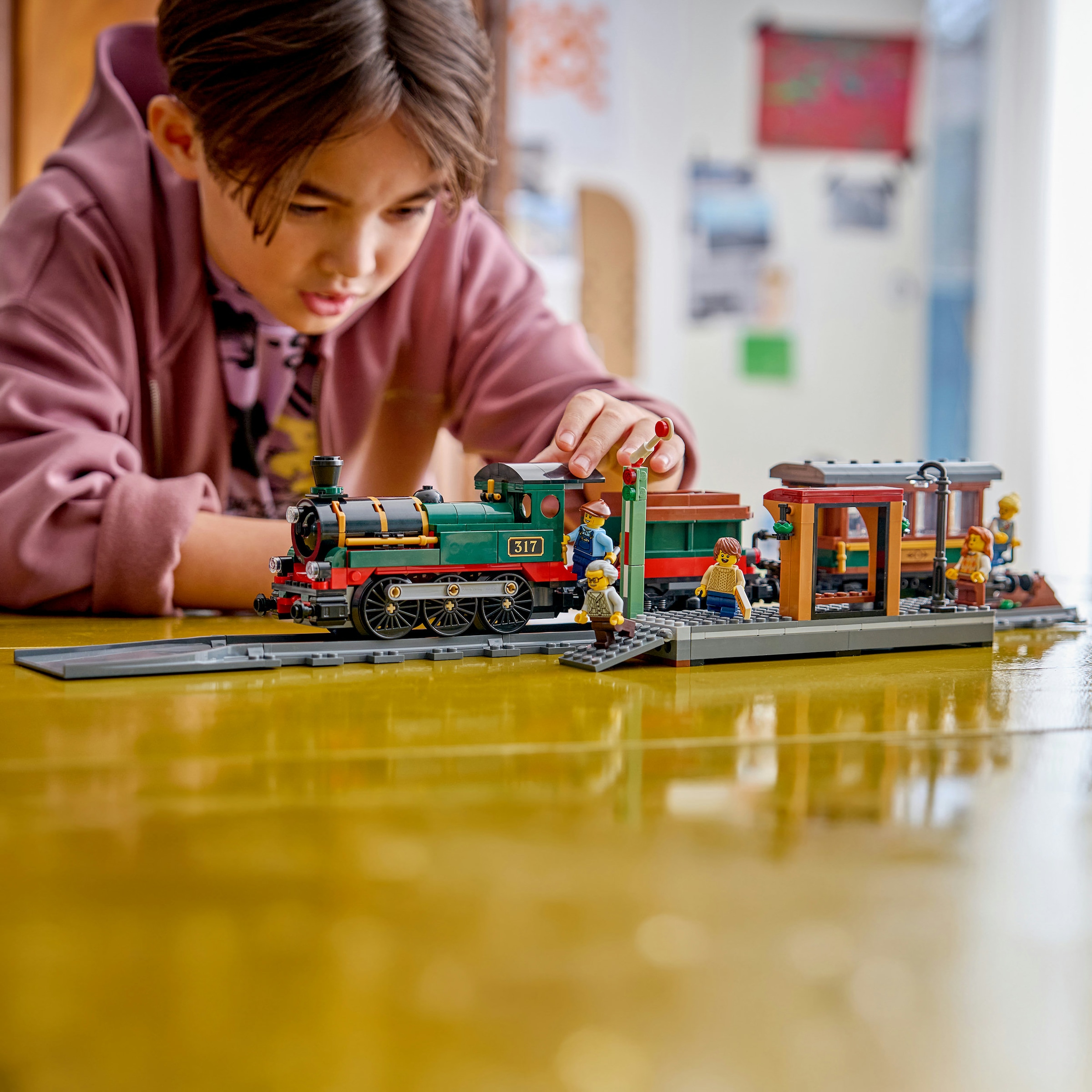 LEGO® Konstruktionsspielsteine »Klassischer Dampfzug (60511), LEGO City« Made in Europe