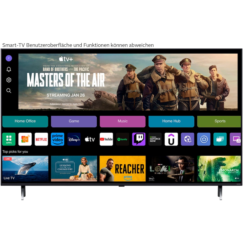 LG QNED-Fernseher »43QNED80T6A«, 108 cm/43 Zoll, 4K Ultra HD, Smart-TV