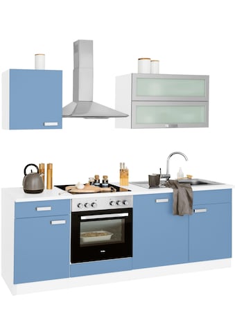 wiho Küchen Küchenzeile »Husum«, mit E-Geräten, Breite 220 cm kaufen