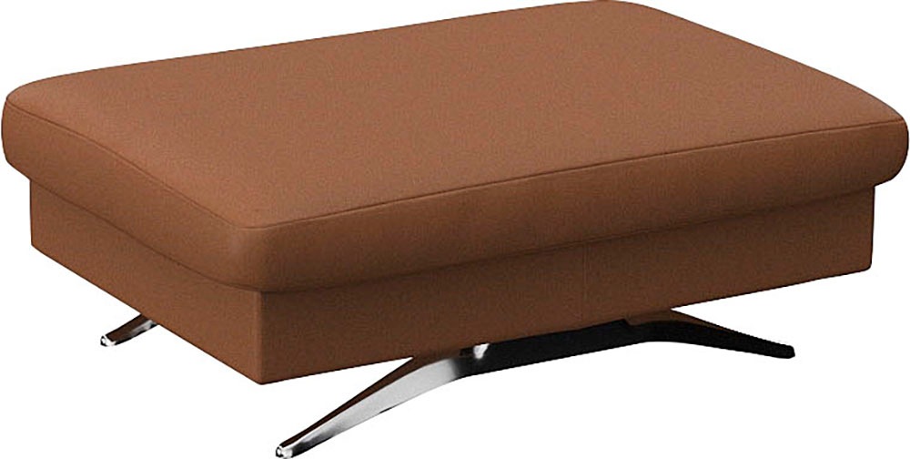 FLEXLUX Pouf »Glow Sitzhocker, Polsterhocker« Hocker mit Stauraum, Fuß Alu günstig online kaufen