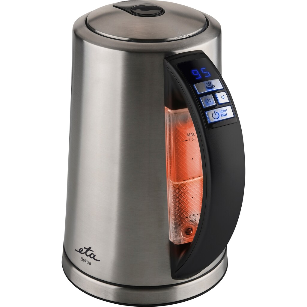 eta Wasserkocher »ELEKTRA ETA359790000«, 1,5 l, 2200 W, Temperaturregelung 40 - 100 °C, KEEP WARM Funktion, System STRIX