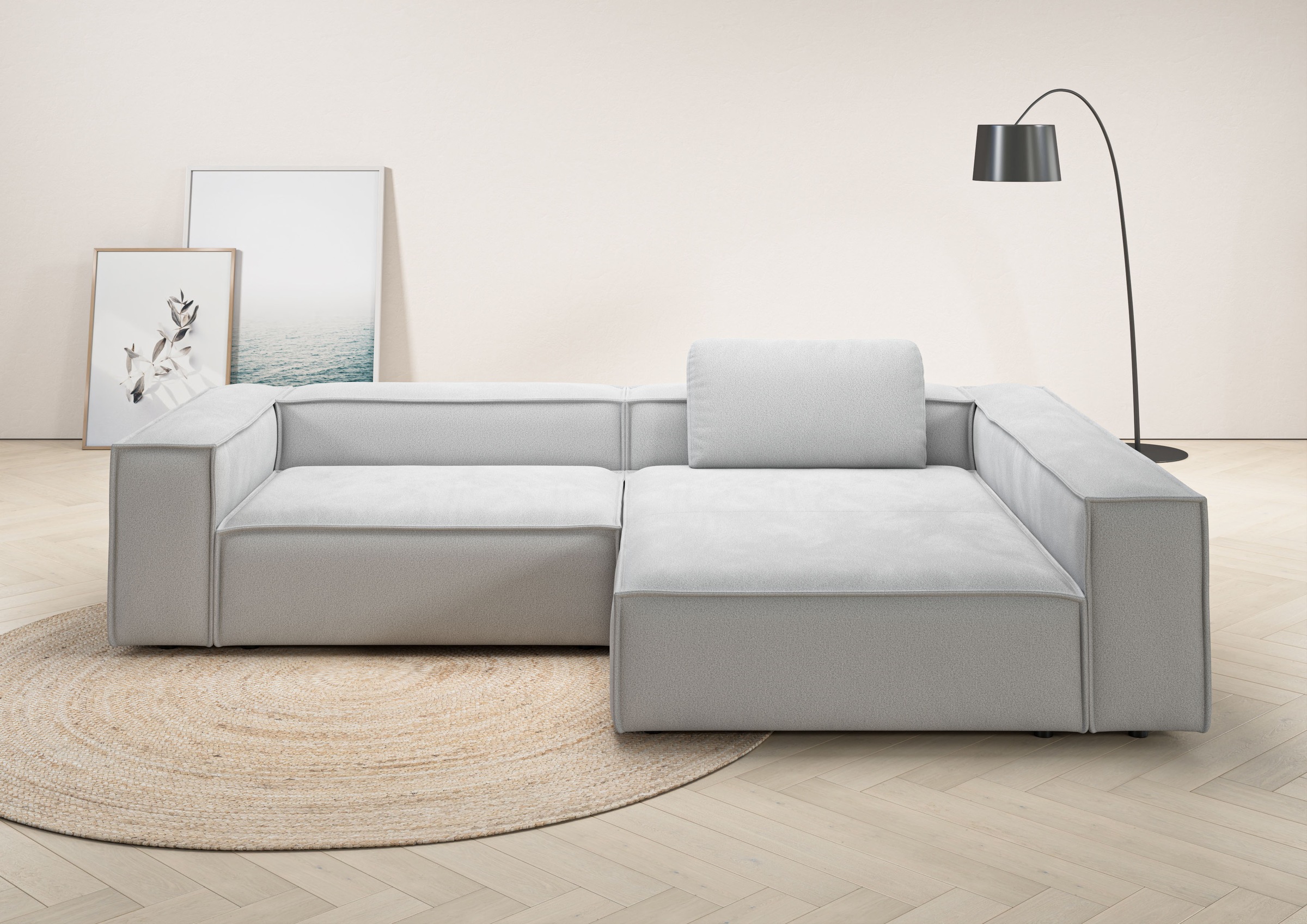 Home affaire Ecksofa »Watertown, moderne XXL L-Form, 306 cm breit« Komforta günstig online kaufen